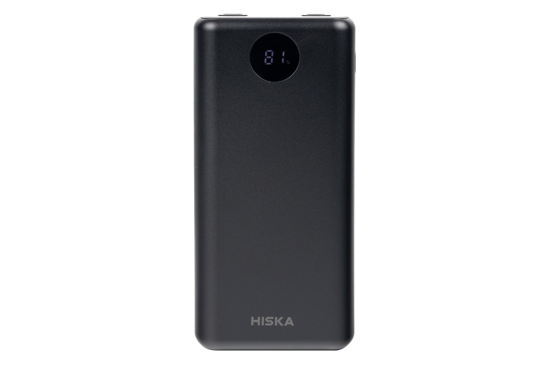 نمای روبرو پاور بانک هیسکا QI-309PD با ظرفیت 30000 میلی‌آمپر ساعت