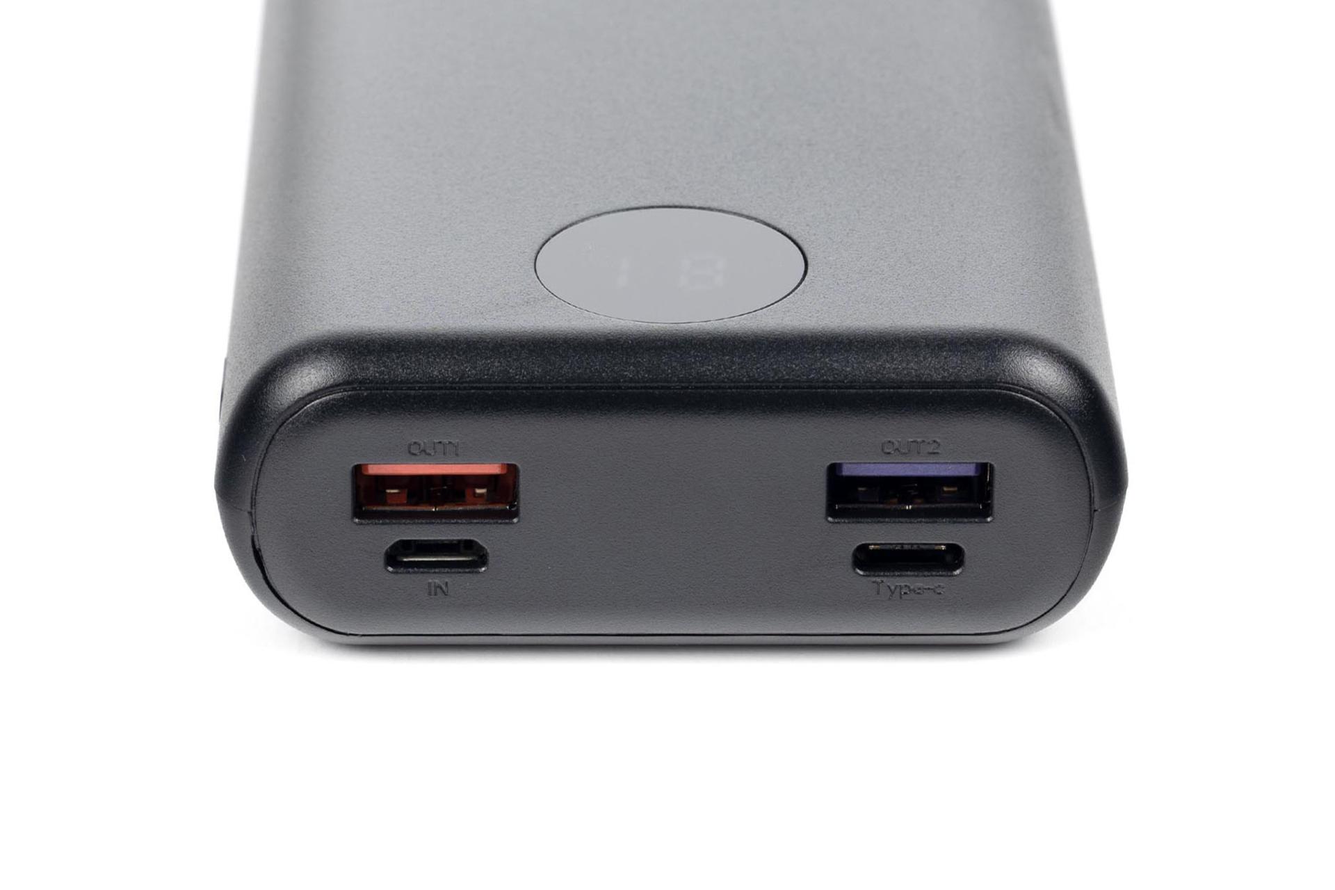 درگاه پاور بانک هیسکا QI-309PD با ظرفیت 30000 میلی‌آمپر ساعت