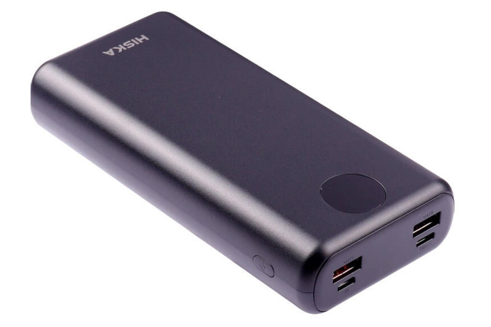 درگاه پاور بانک هیسکا QI-209PD با ظرفیت 20000 میلی‌آمپر ساعت