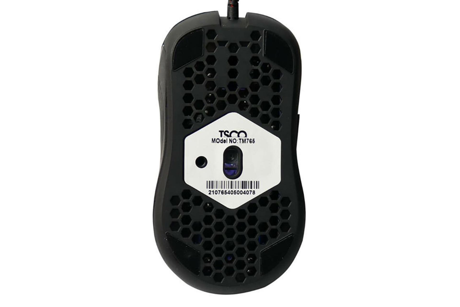 نمای پشت ماوس تسکو TM 765GA
