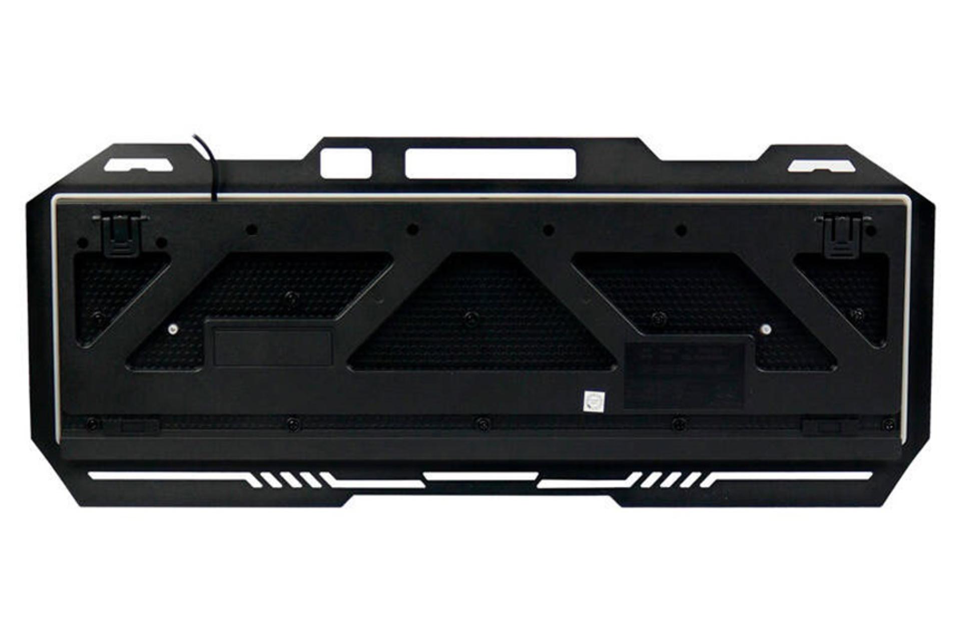 نمای پشت کیبورد مچر MR-365 RGB