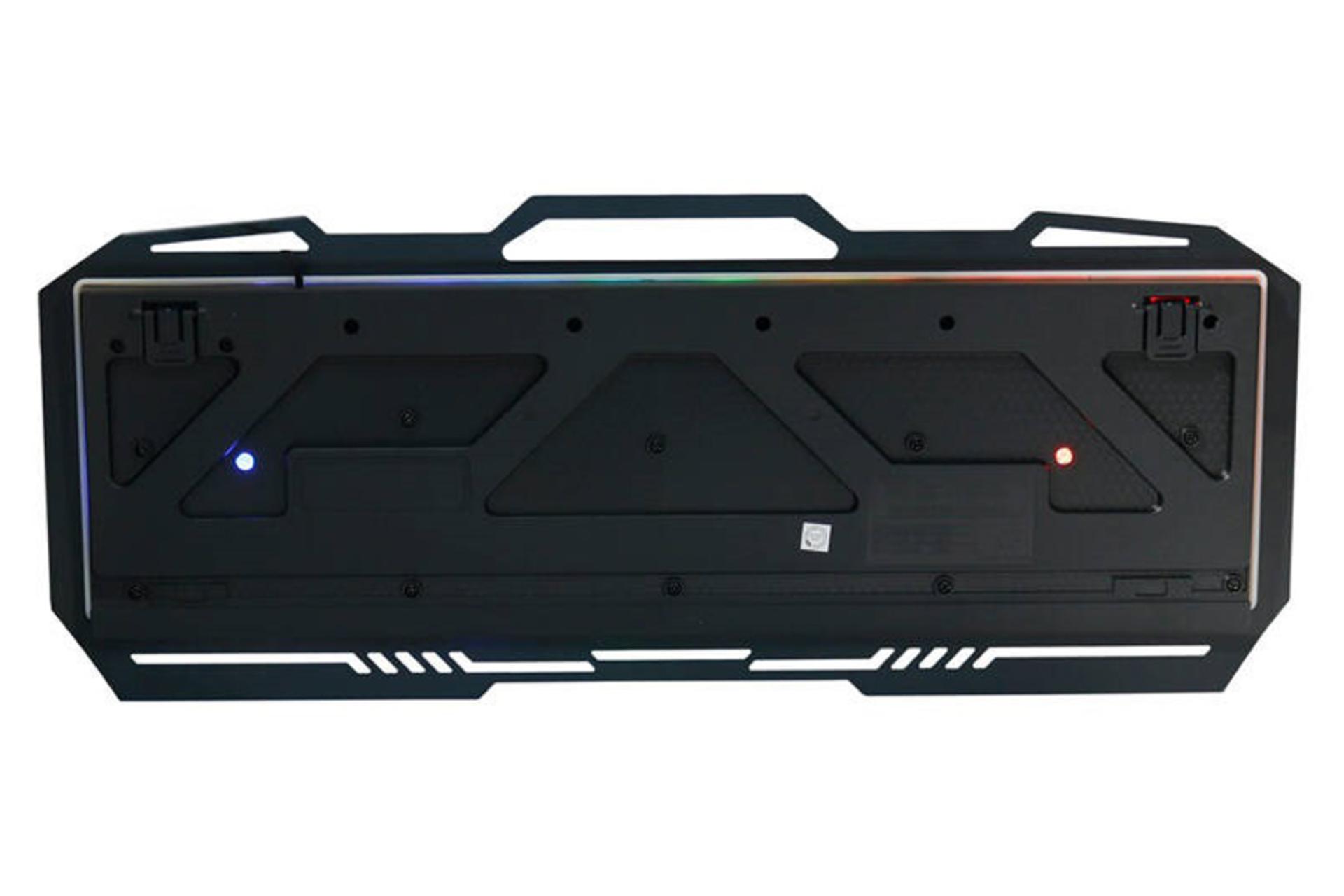 نمای پشت کیبورد مچر MR-370 RGB