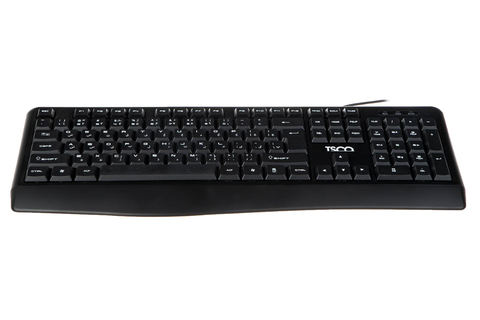 نمای پایین کیبورد تسکو TK 8033