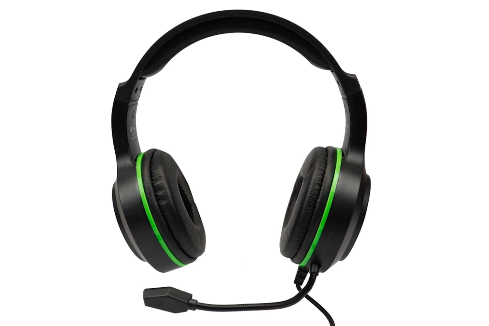 نمای روبرو هدست گیمینگ پرو وان ProOne PHG3815 مشکی سبز