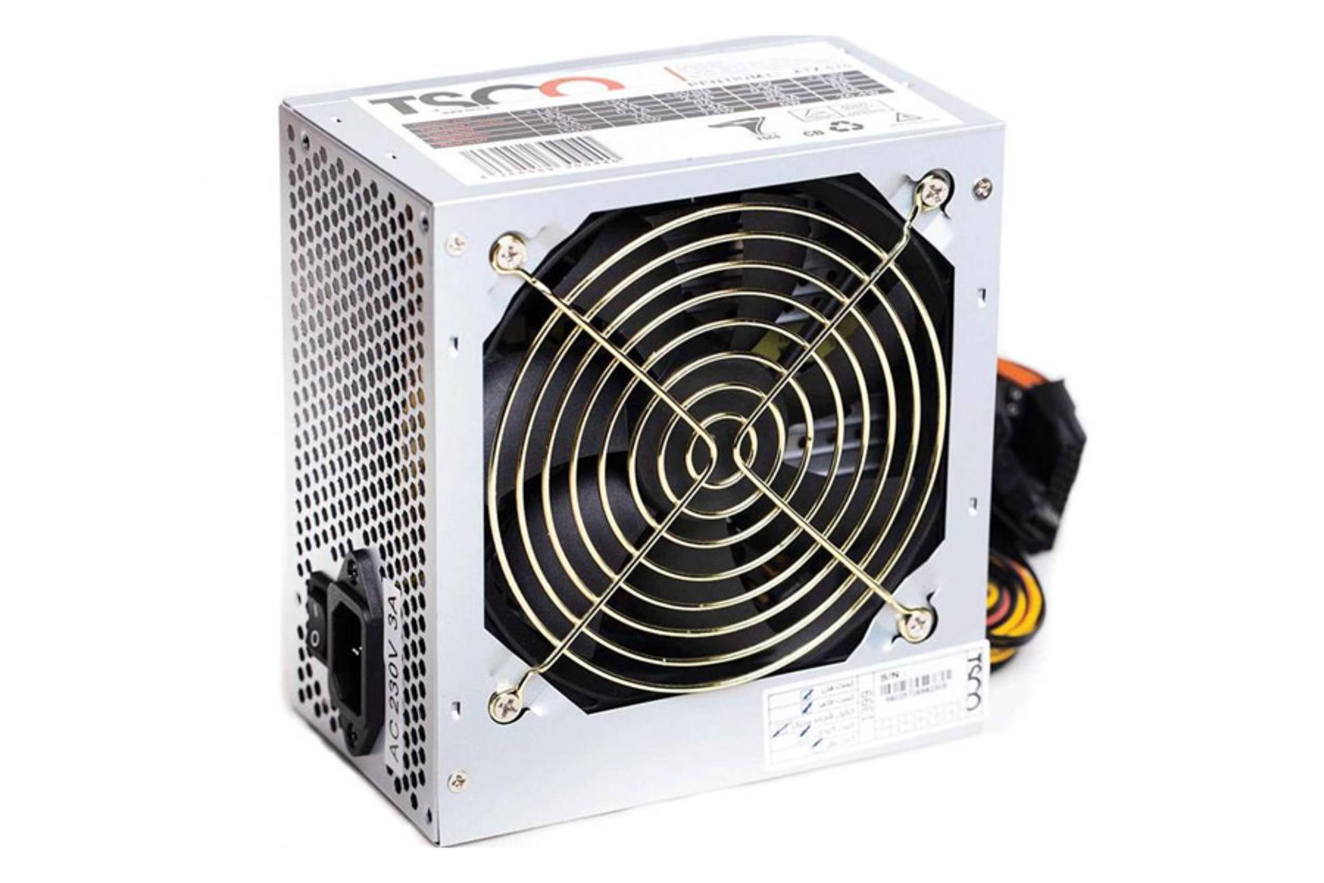 نمای ایستاده پاور کامپیوتر تسکو TP 570 با توان 230 وات