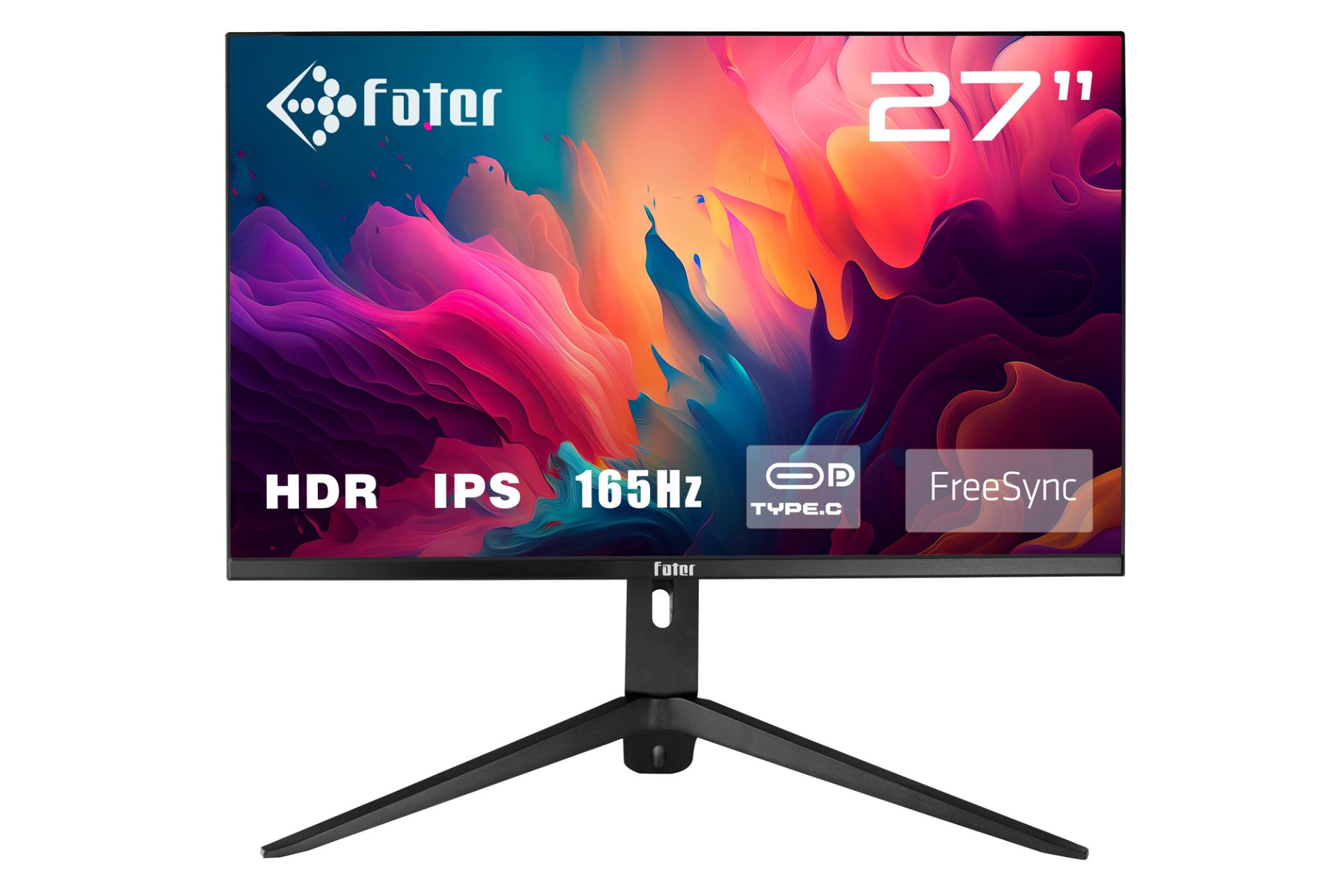 مانیتور فاطر 27 اینچ مدل F27-165B2 نمای جلو