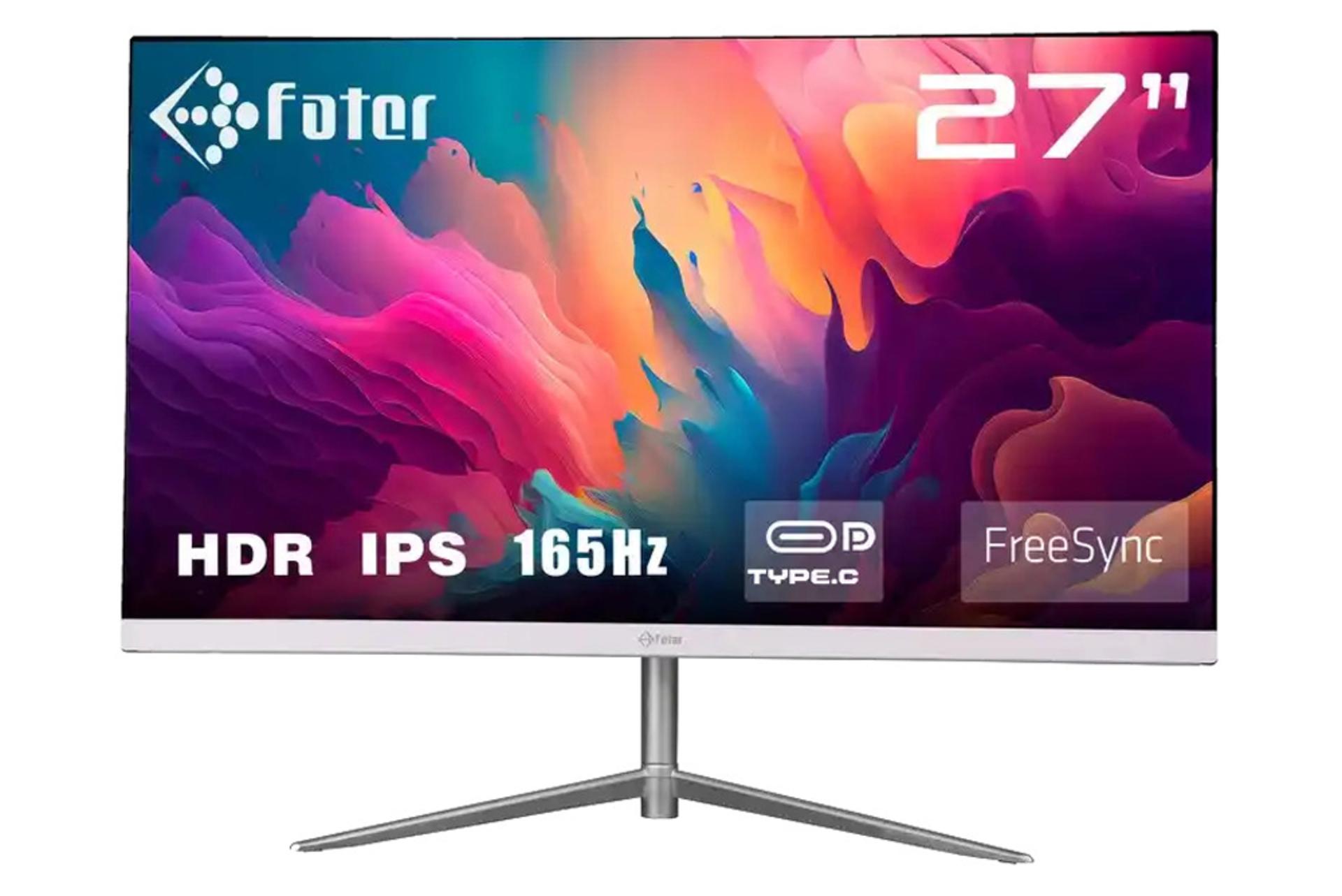 مانیتور فاطر 27 اینچ مدل F27-165W1 نمای جلو