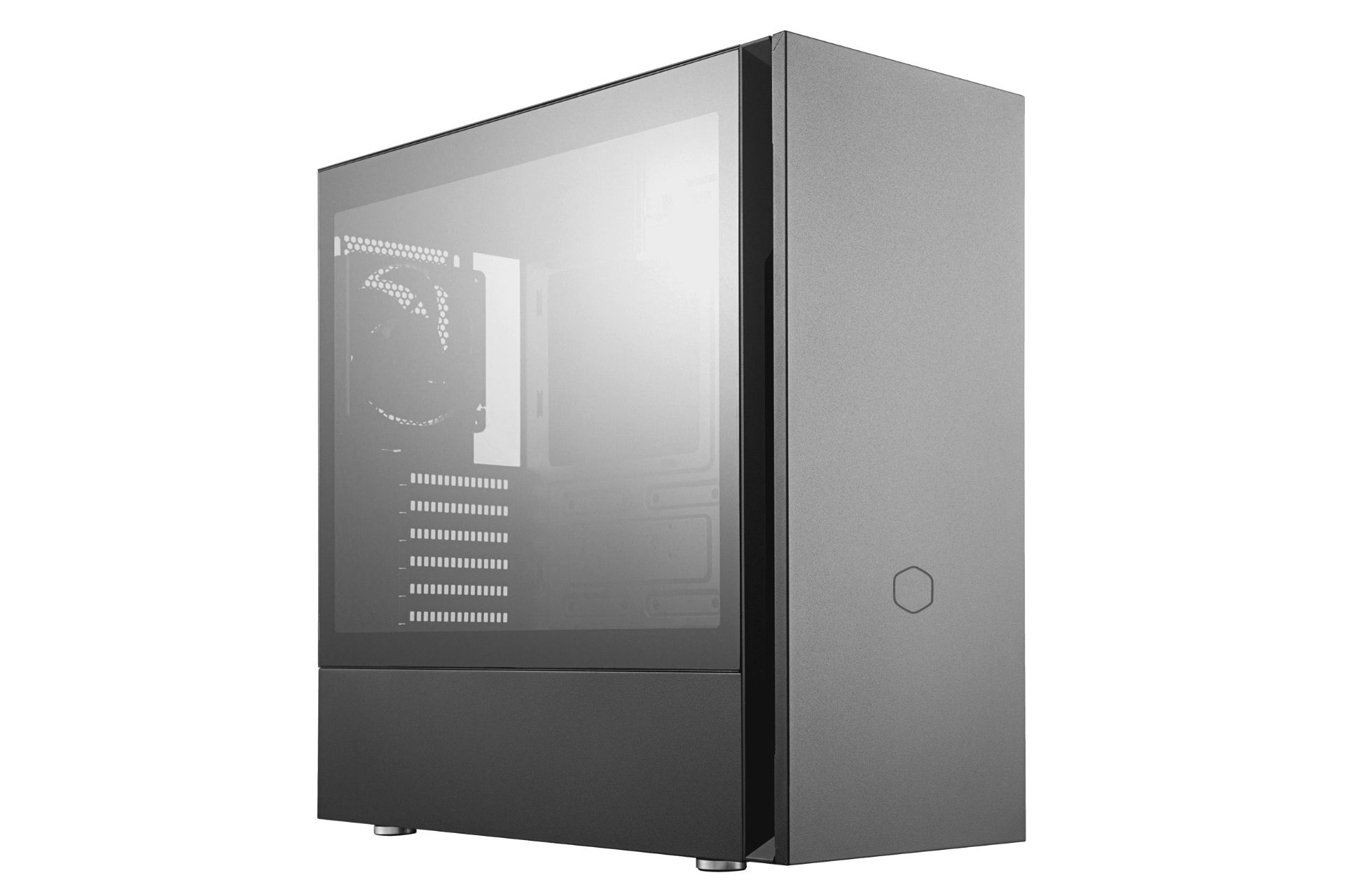 ابعاد کیس کامپیوتر کولر مستر SILENCIO S600 TG Side Panel