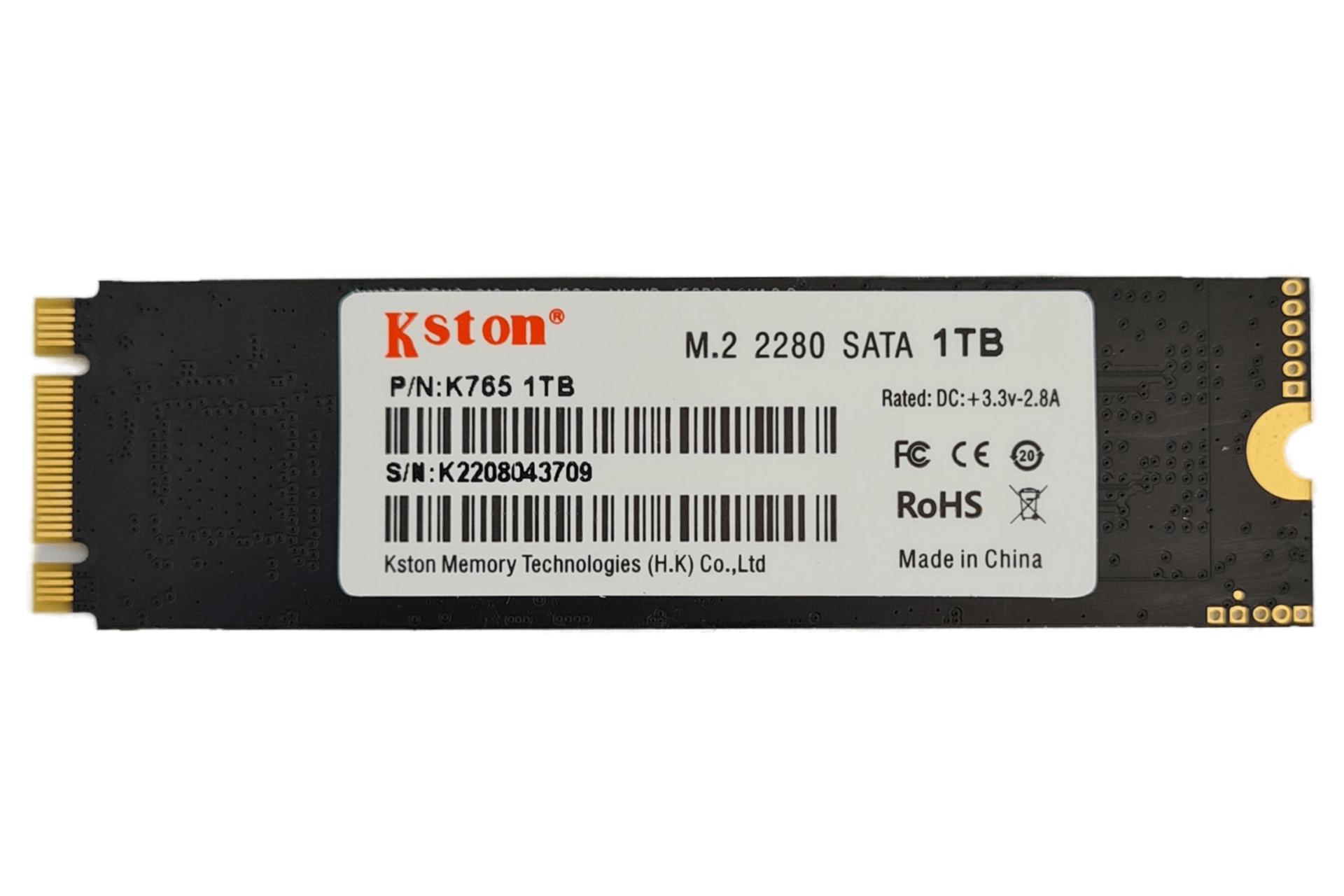 ابعاد SSD کی استون K765 M.2 2280 ظرفیت 1 ترابایت