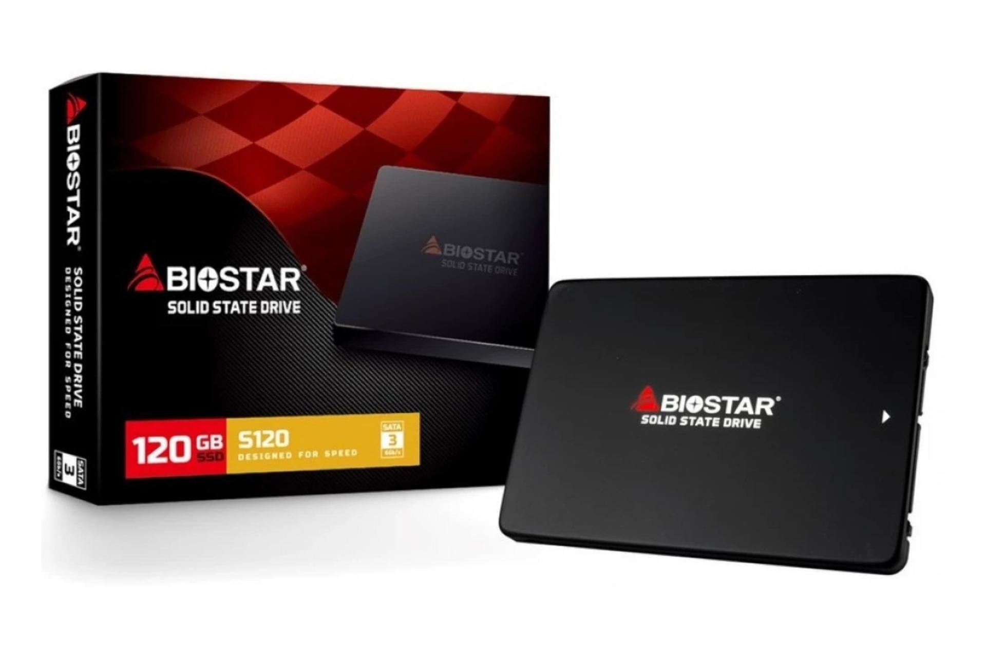 جعبه SSD بایوستار Biostar S120 SATA 2.5 Inch 120GB ظرفیت 120 گیگابایت
