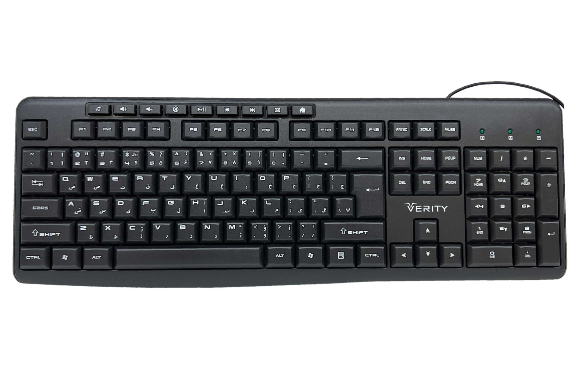 ابعاد کیبورد وریتی V-KB6133