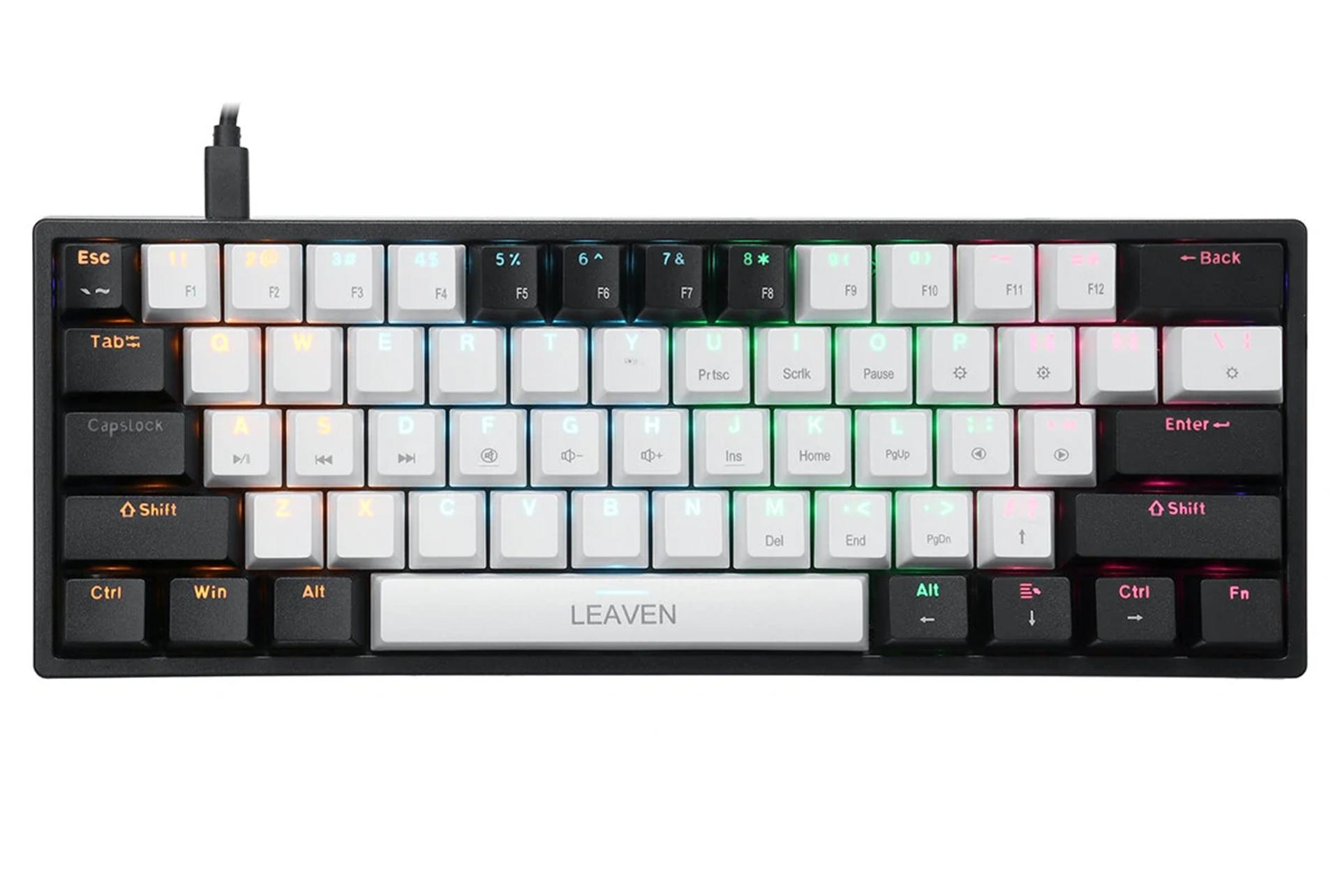 ابعاد کیبورد لیون LEAVEN K620