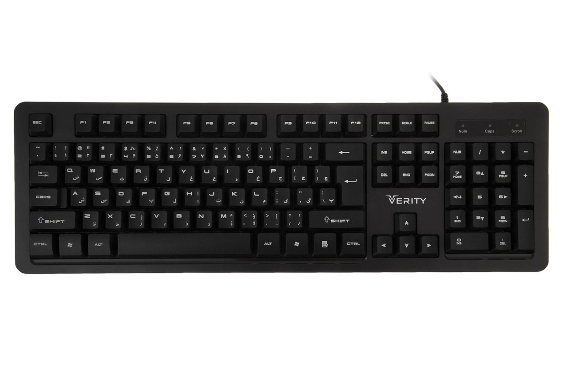 ابعاد کیبورد وریتی V-KB6134