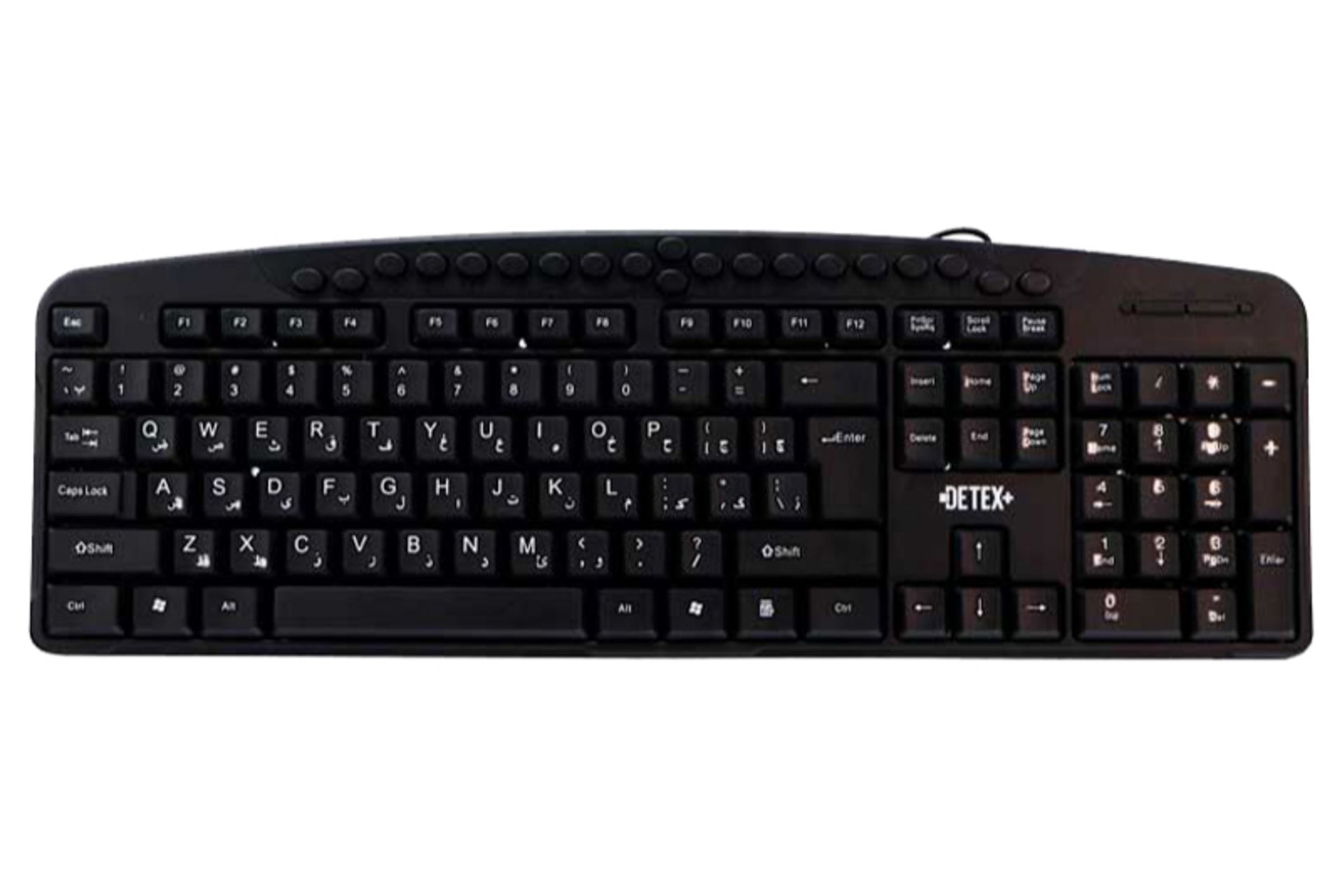 ابعاد کیبورد دیتکس پلاس D-410