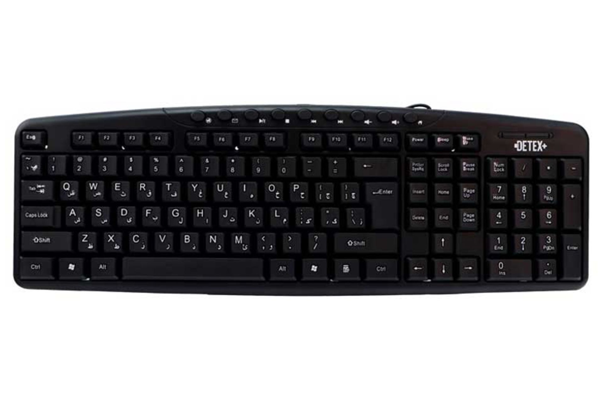 ابعاد کیبورد دیتکس پلاس D-310