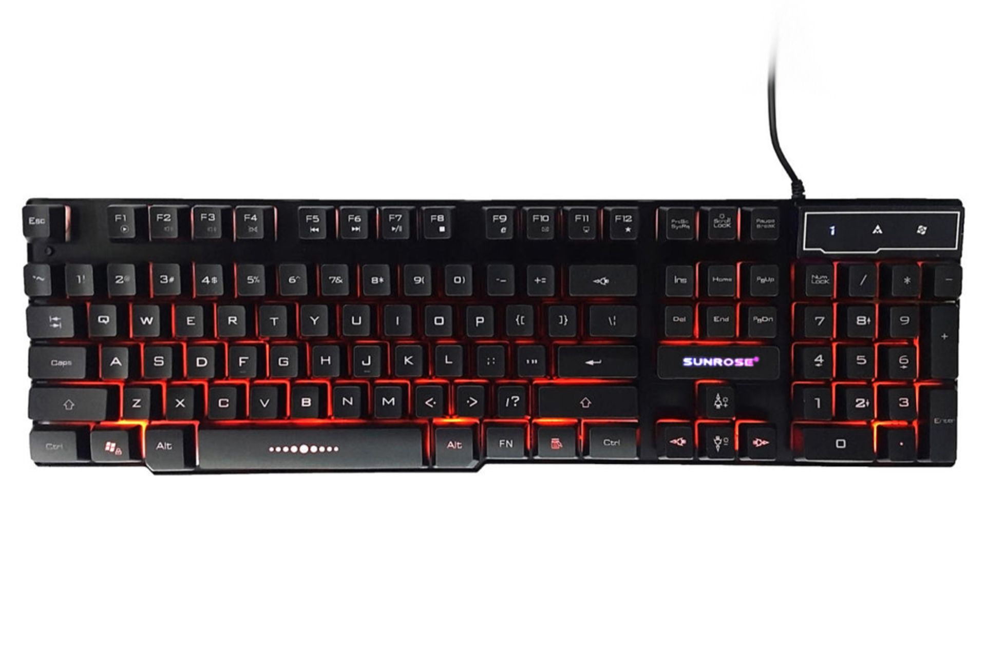 کیبورد سان رز K201 نمای بالا