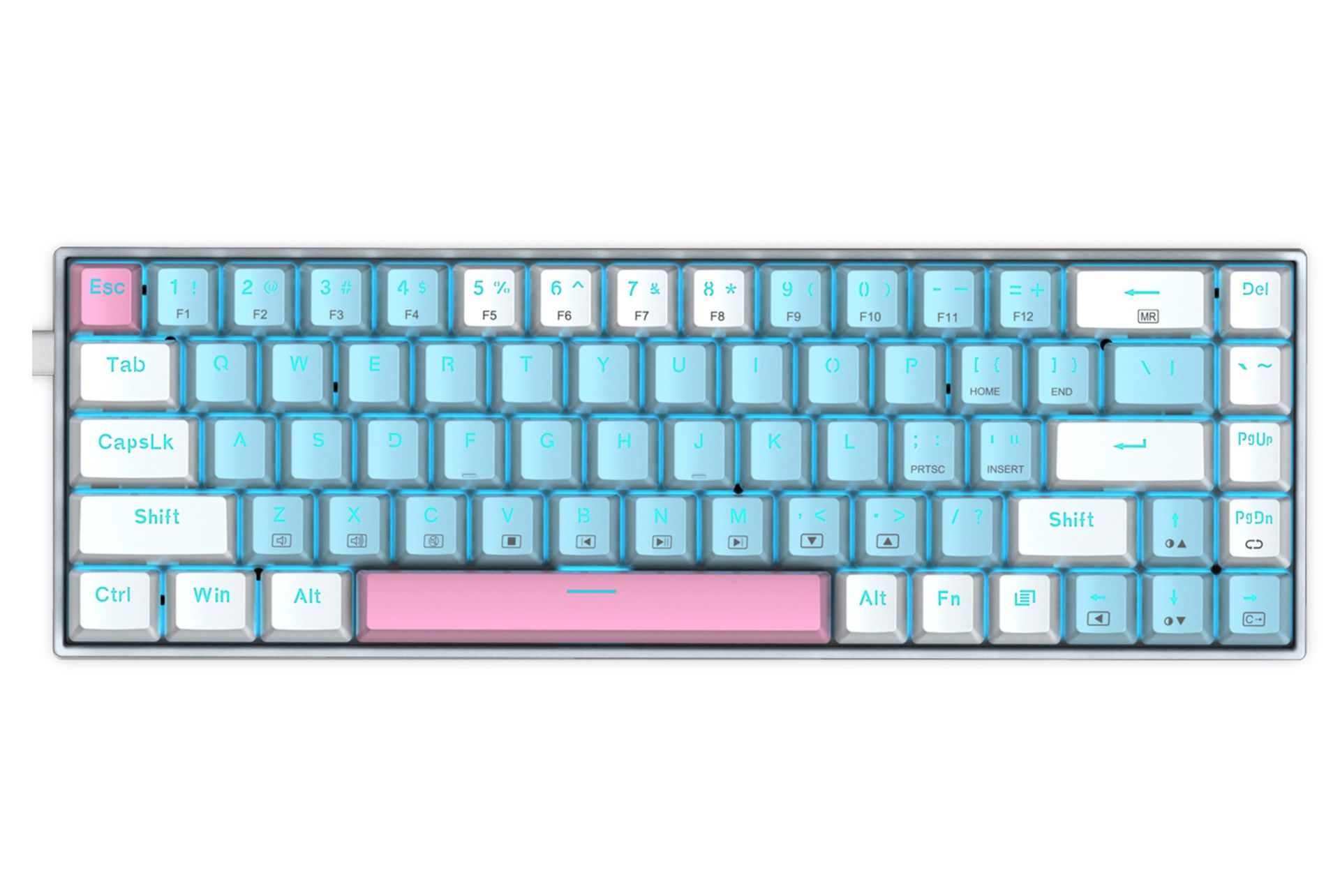 کیبورد ایوسو Z686 نمای بالا