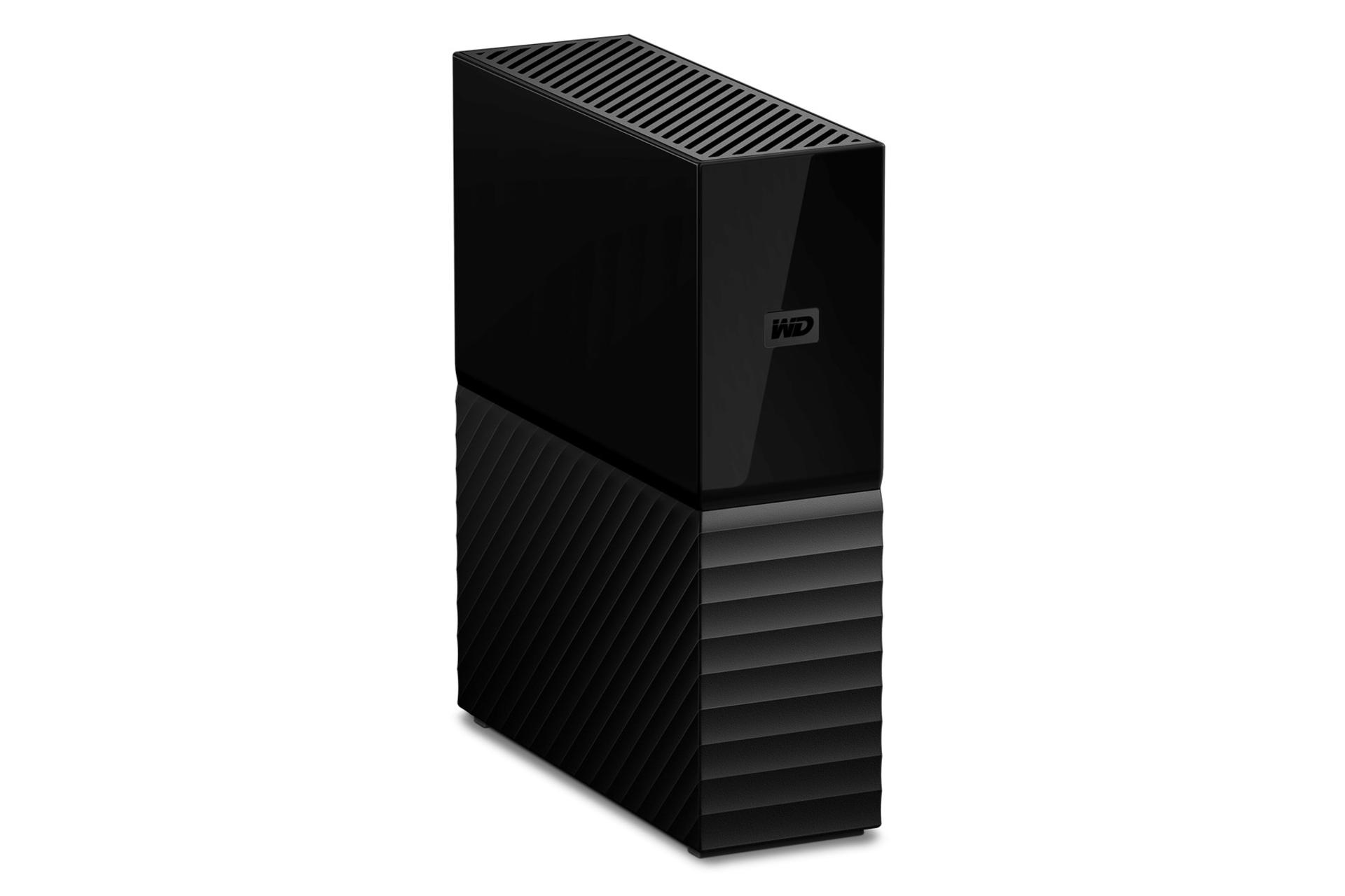 نمای چپ هارد دیسک وسترن دیجیتال My Book WDBBGB0080HBK ظرفیت 8 ترابایت