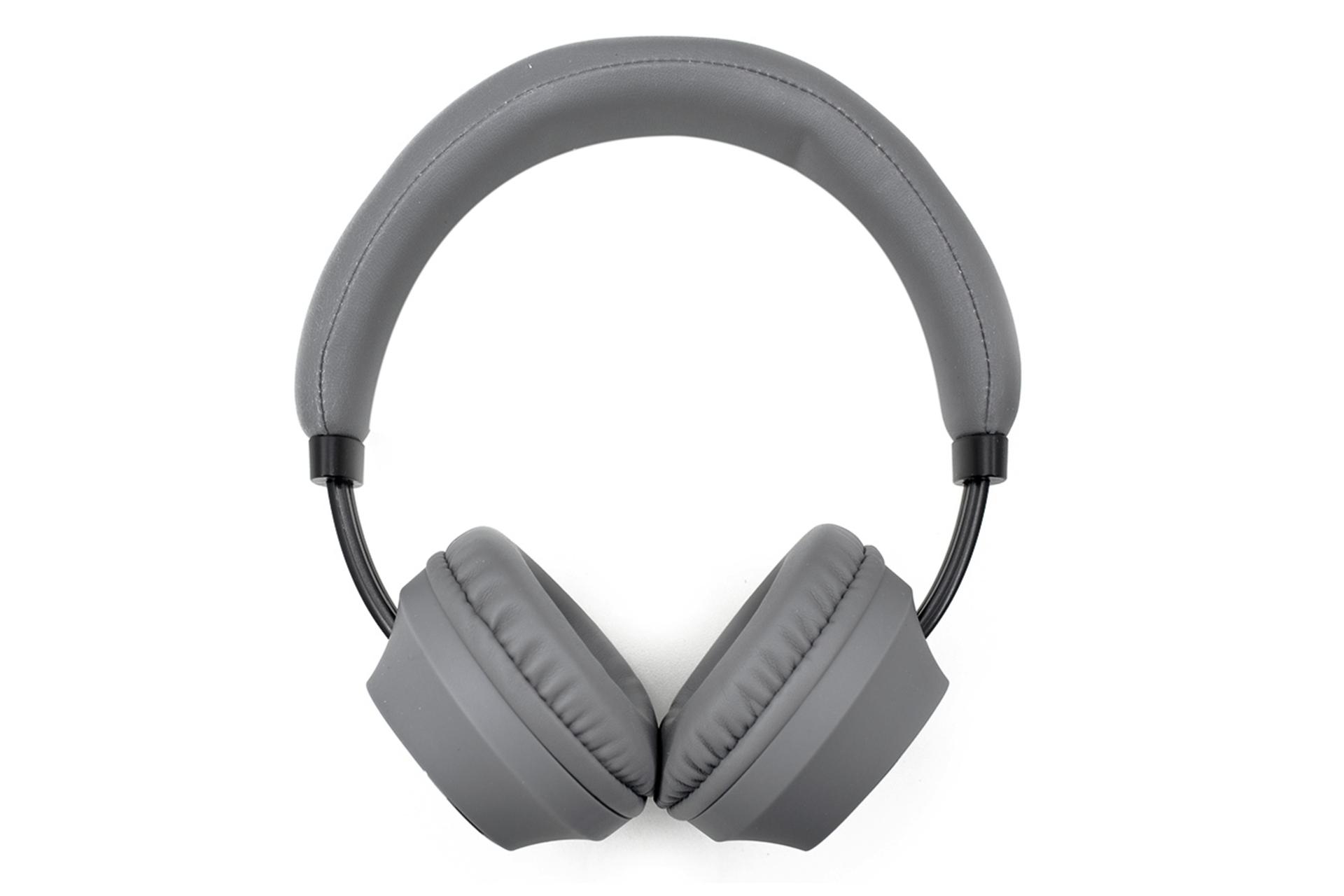 نمای روبرو هدفون بی سیم کینگ استار Kingstar KBH58 خاکستری