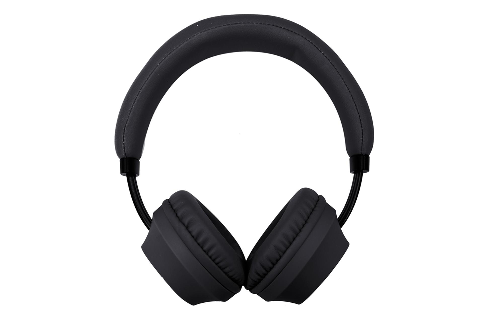 نمای روبرو هدفون بی سیم کینگ استار Kingstar KBH58 مشکی