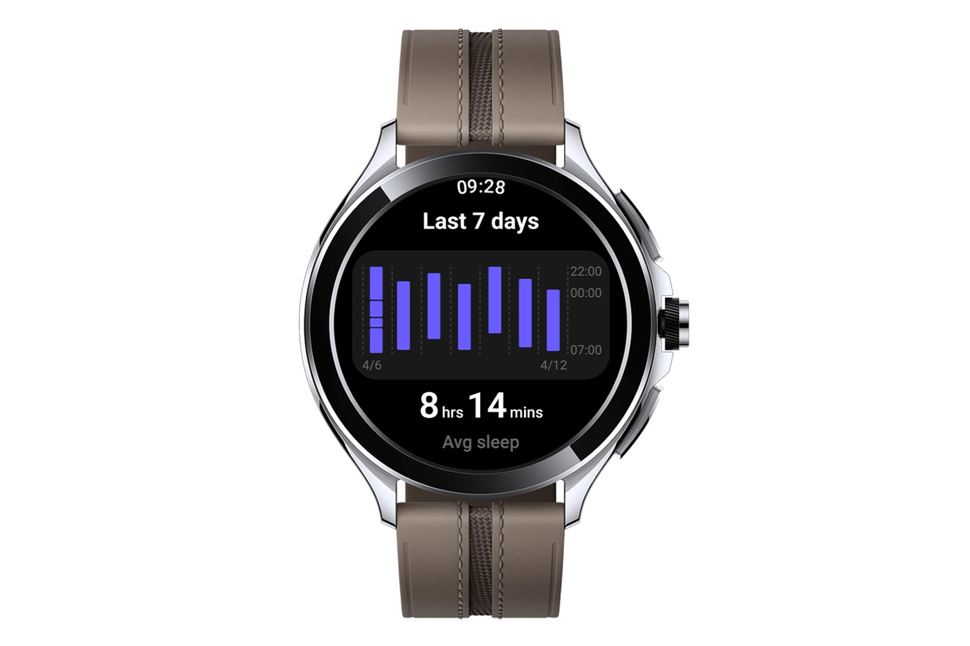 نمای روبرو ساعت هوشمند واچ 2 پرو شیائومی / Xiaomi Watch 2 Pro نقره ای