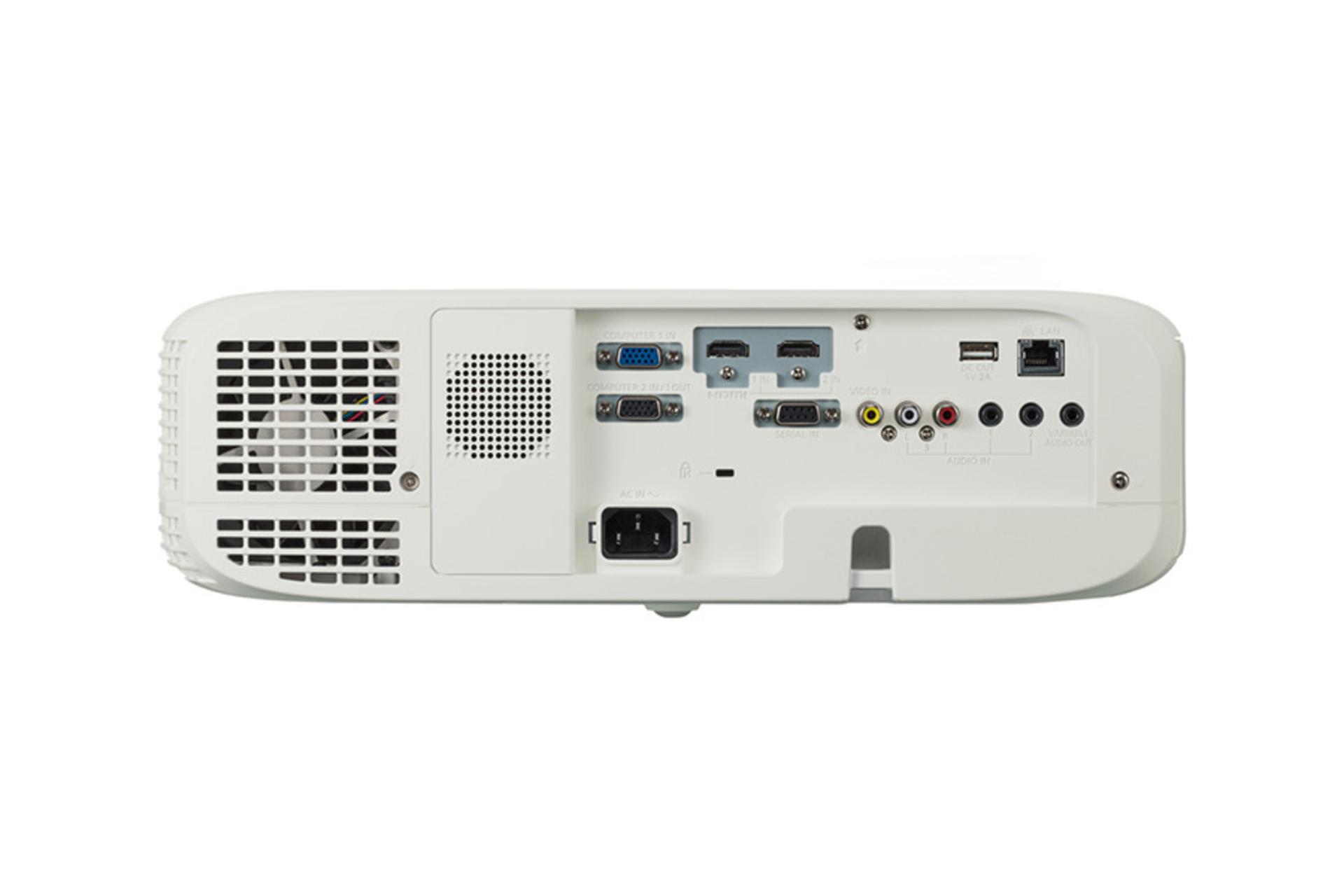 ویدیو پروژکتور پاناسونیک Panasonic PT-VZ580 نمای پشت