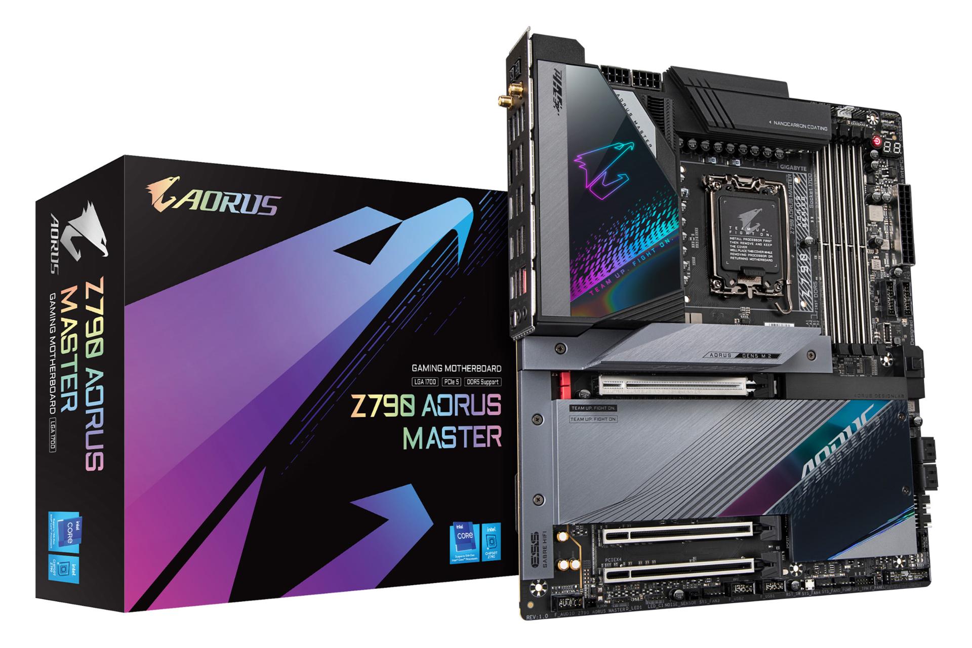 جعبه مادربرد گیگابایت GIGABYTE Z790 AORUS MASTER (rev. 1.0)