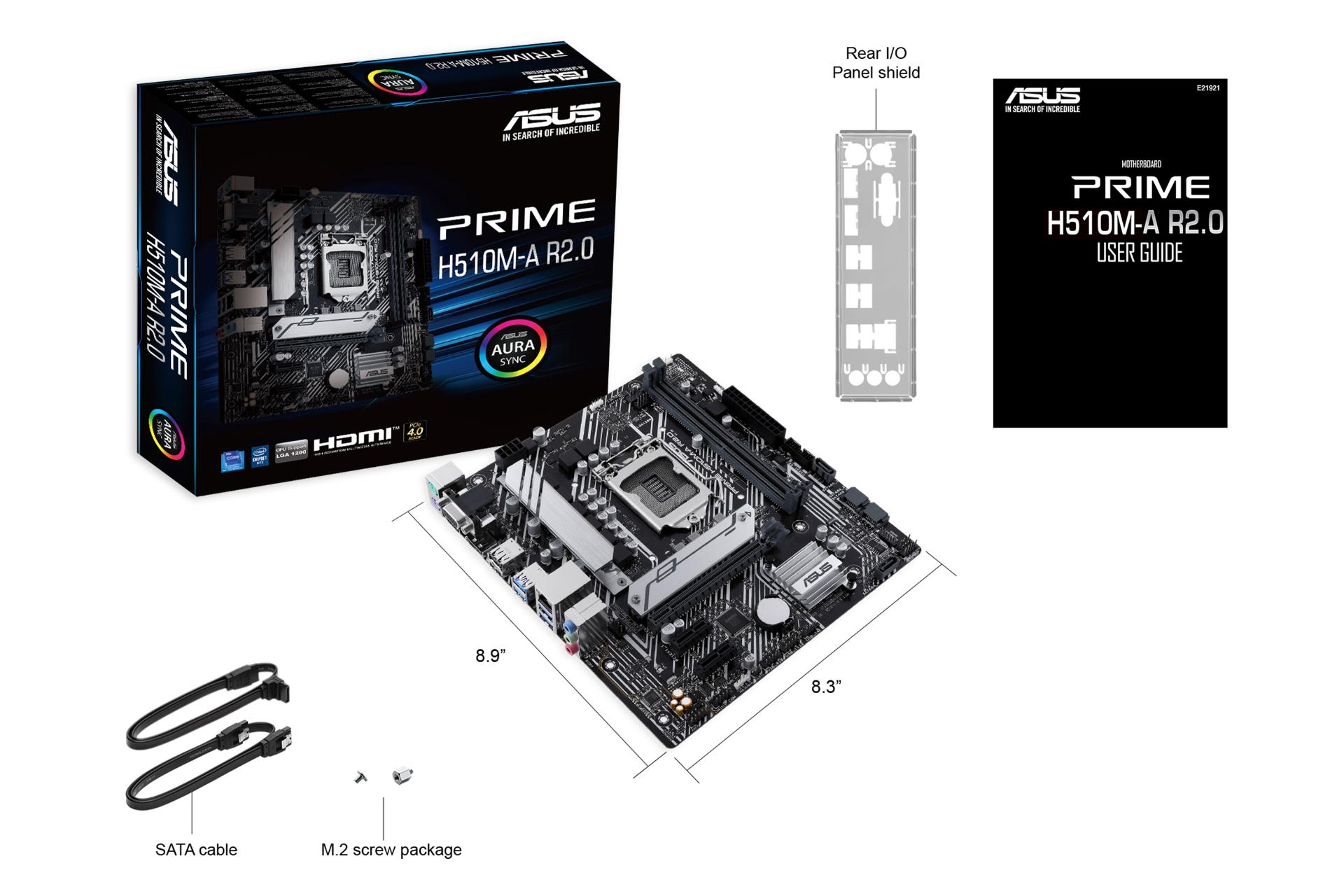 اقلام همراه مادربرد ایسوس ASUS PRIME H510M-A R2.0