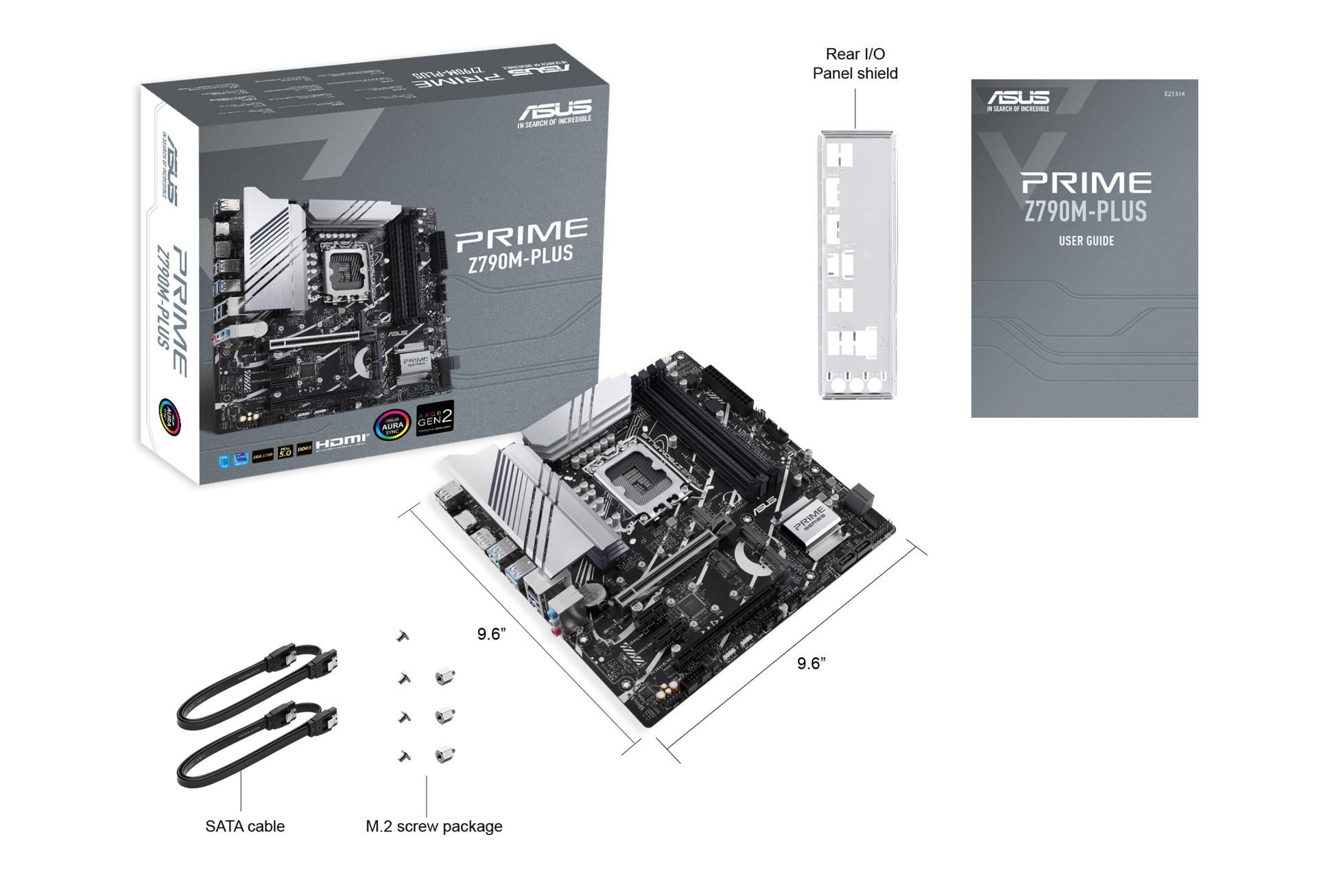 اقلام همراه مادربرد ایسوس ASUS PRIME Z790M-PLUS