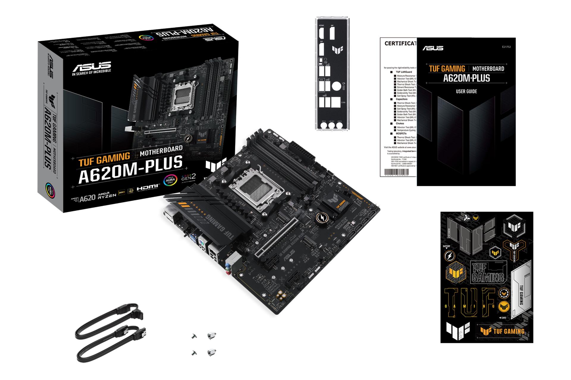 اقلام همراه مادربرد ایسوس ASUS TUF GAMING A620M-PLUS