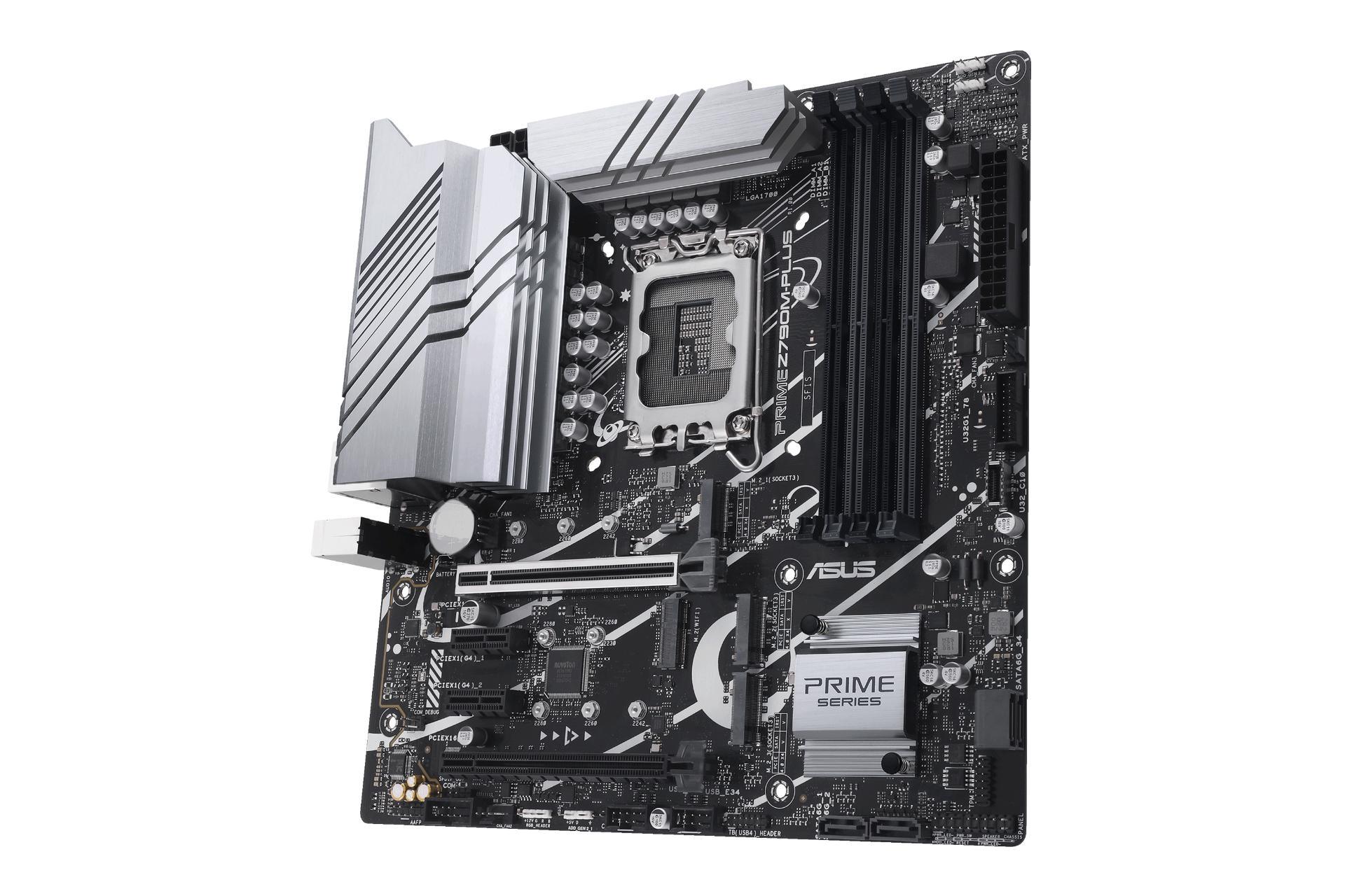 نمای کناری مادربرد ایسوس ASUS PRIME Z790M-PLUS