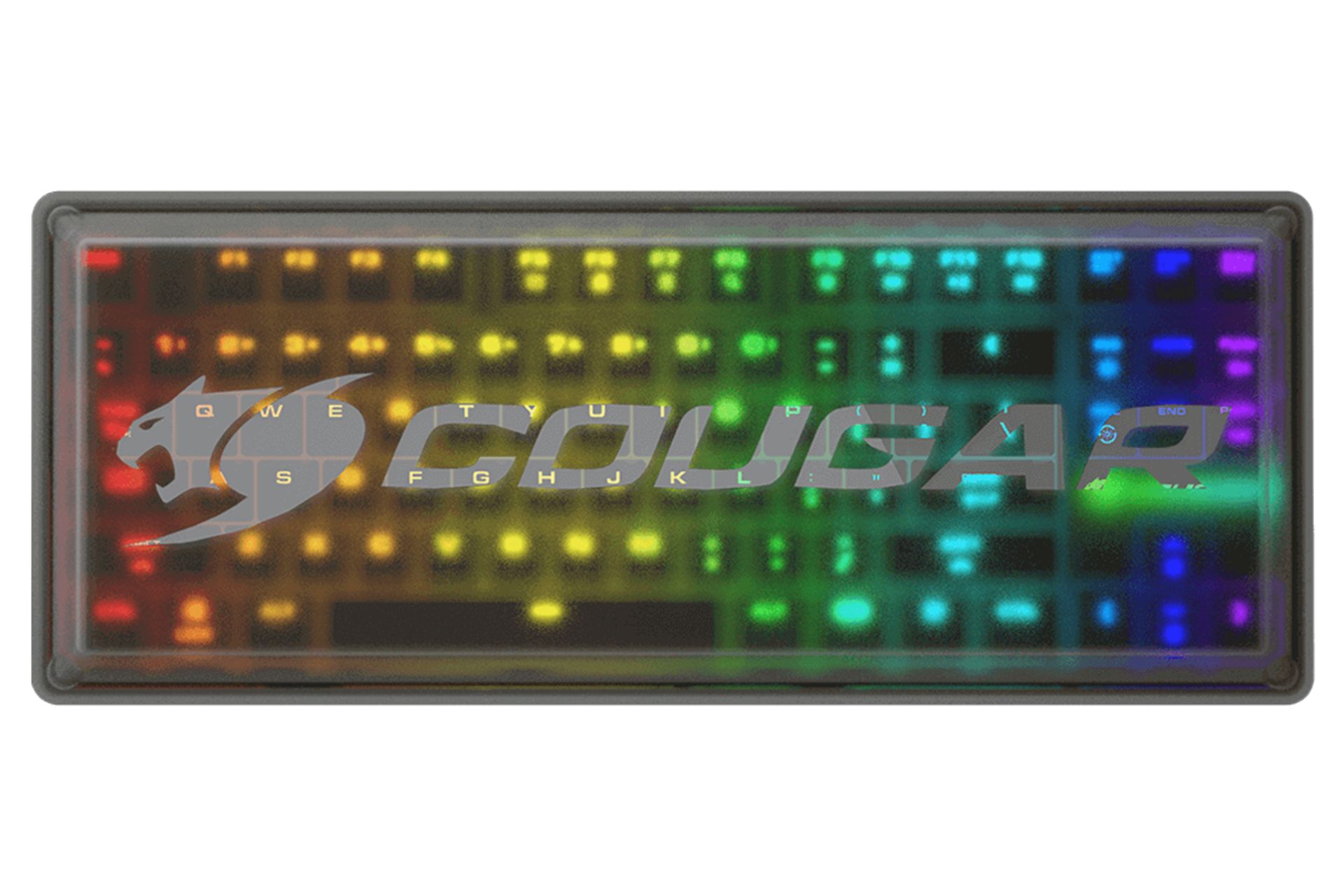 کیبورد کوگر Puri TKL نمای بالا