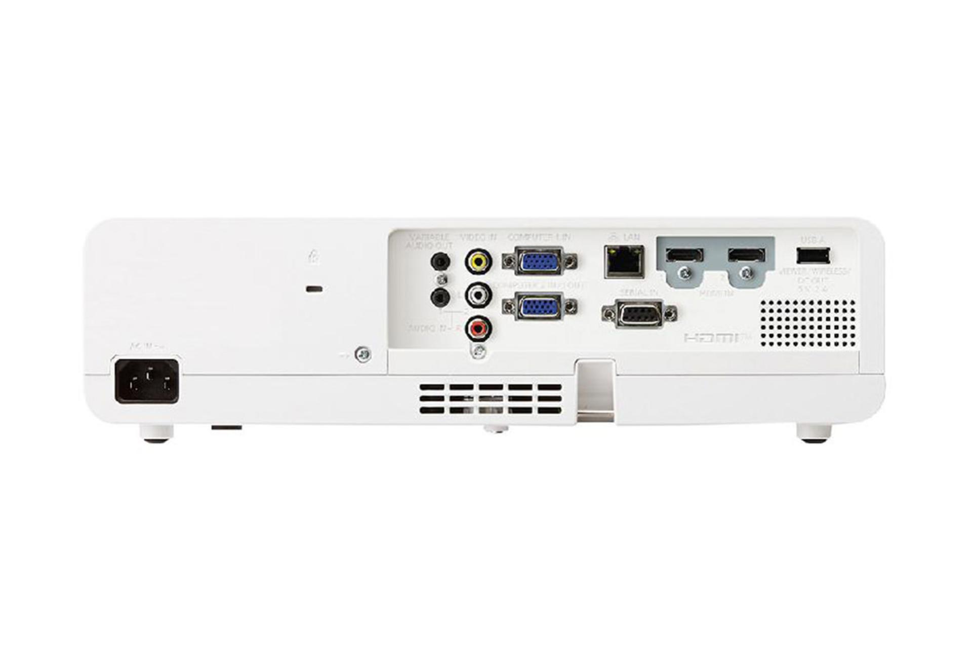 ویدیو پروژکتور پاناسونیک Panasonic PT-LW376 نمای پشت