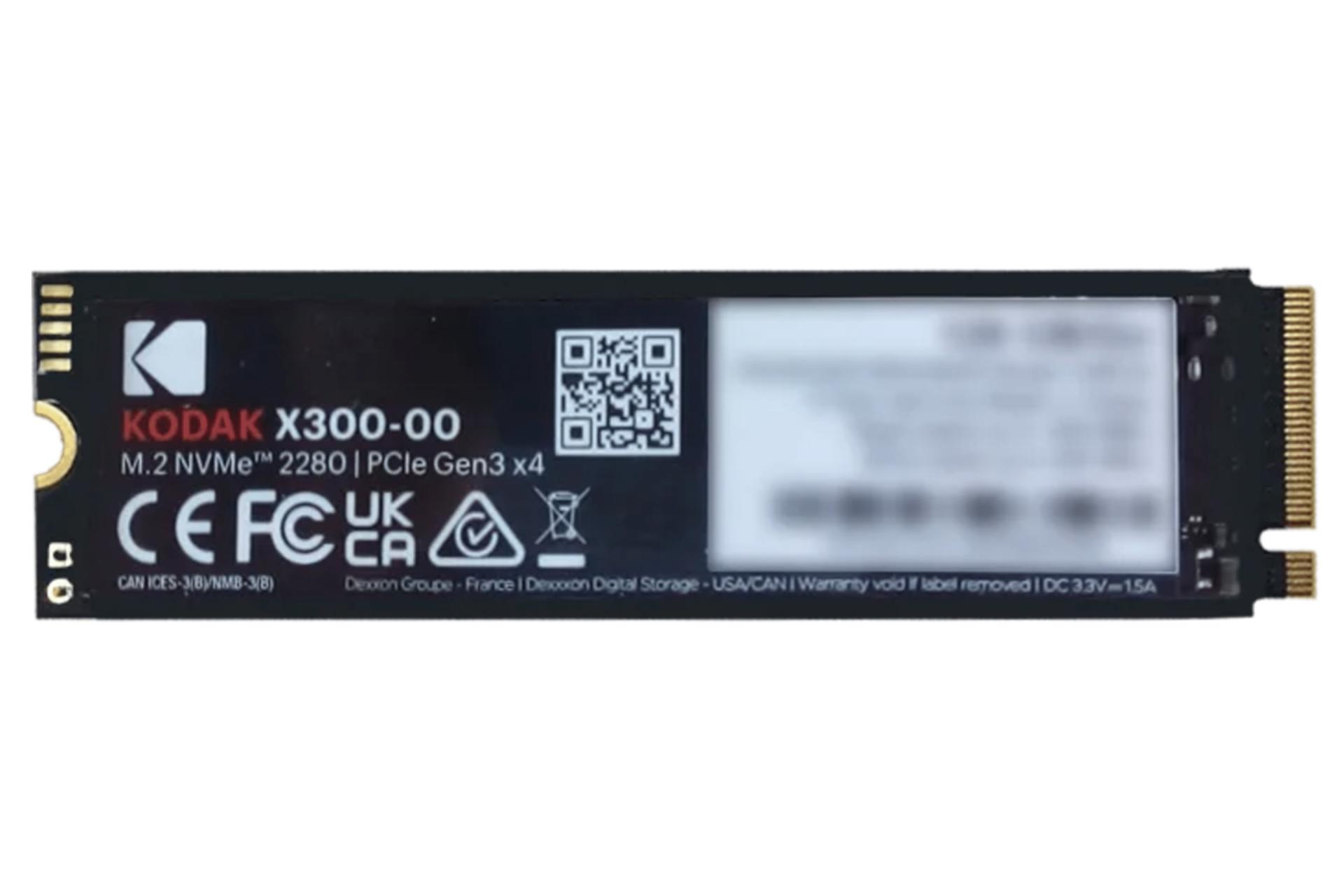 SSD کداک X300-00 NVMe M.2 ظرفیت 128 گیگابایت
