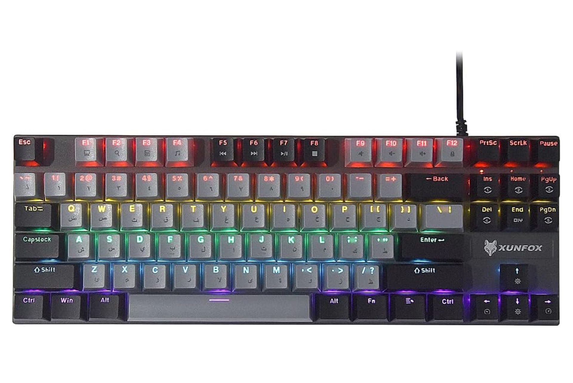 کیبورد زان فاکس K80 نمای بالا