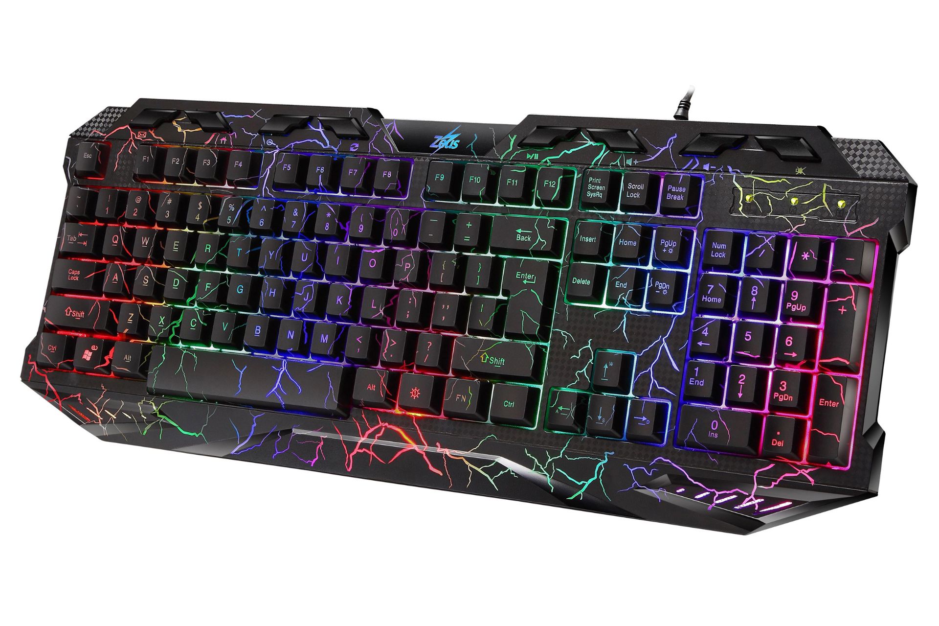 ابعاد کیبورد زئوس K002