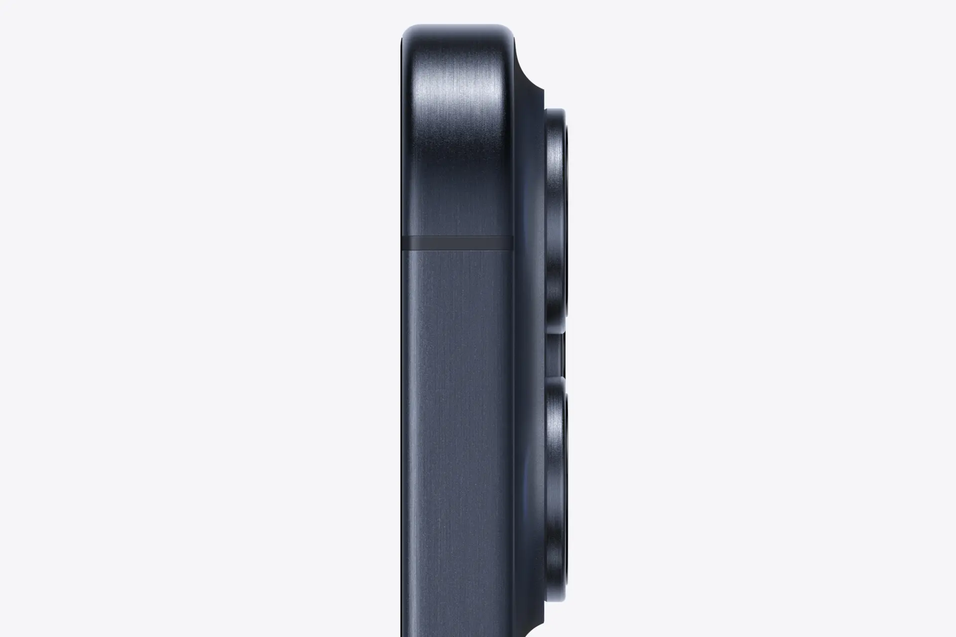 نمای جانبی گوشی موبایل آیفون 15 پرو اپل / Apple iPhone 15 Pro آبی
