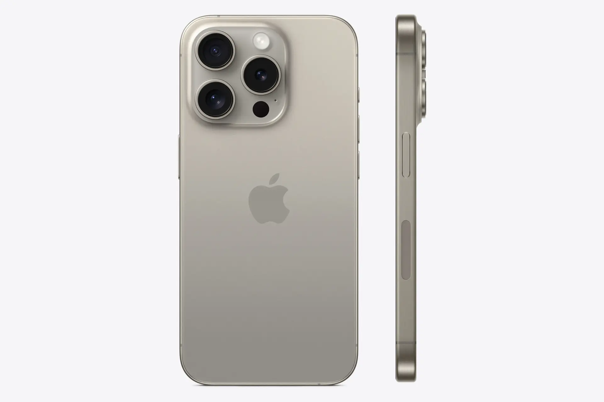 پنل پشت گوشی موبایل آیفون 15 پرو اپل / Apple iPhone 15 Pro تیتانیوم