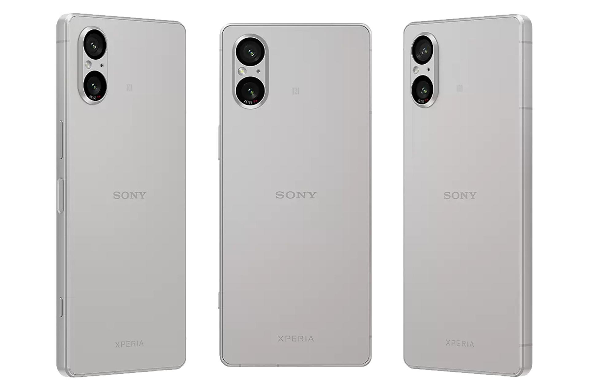 پنل پشت گوشی موبایل اکسپریا 5 V سونی / Sony Xperia 5 V نقره ای