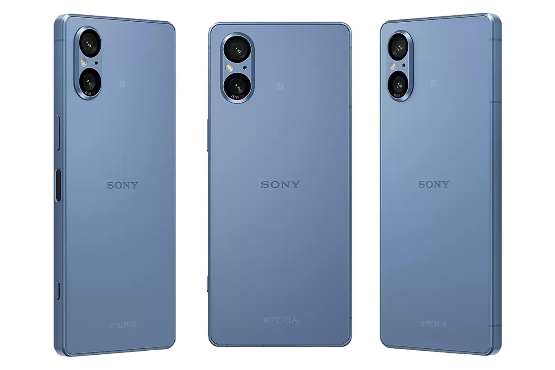 پنل پشت گوشی موبایل اکسپریا 5 V سونی / Sony Xperia 5 V آبی