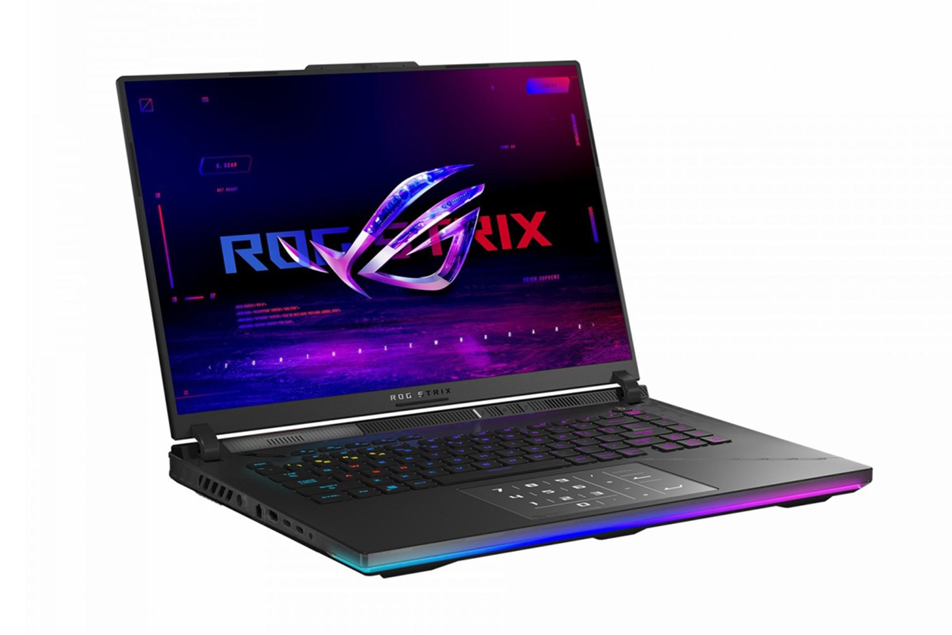 لپ تاپ ایسوس ASUS ROG Strix SCAR 16 G634JY نمای چپ