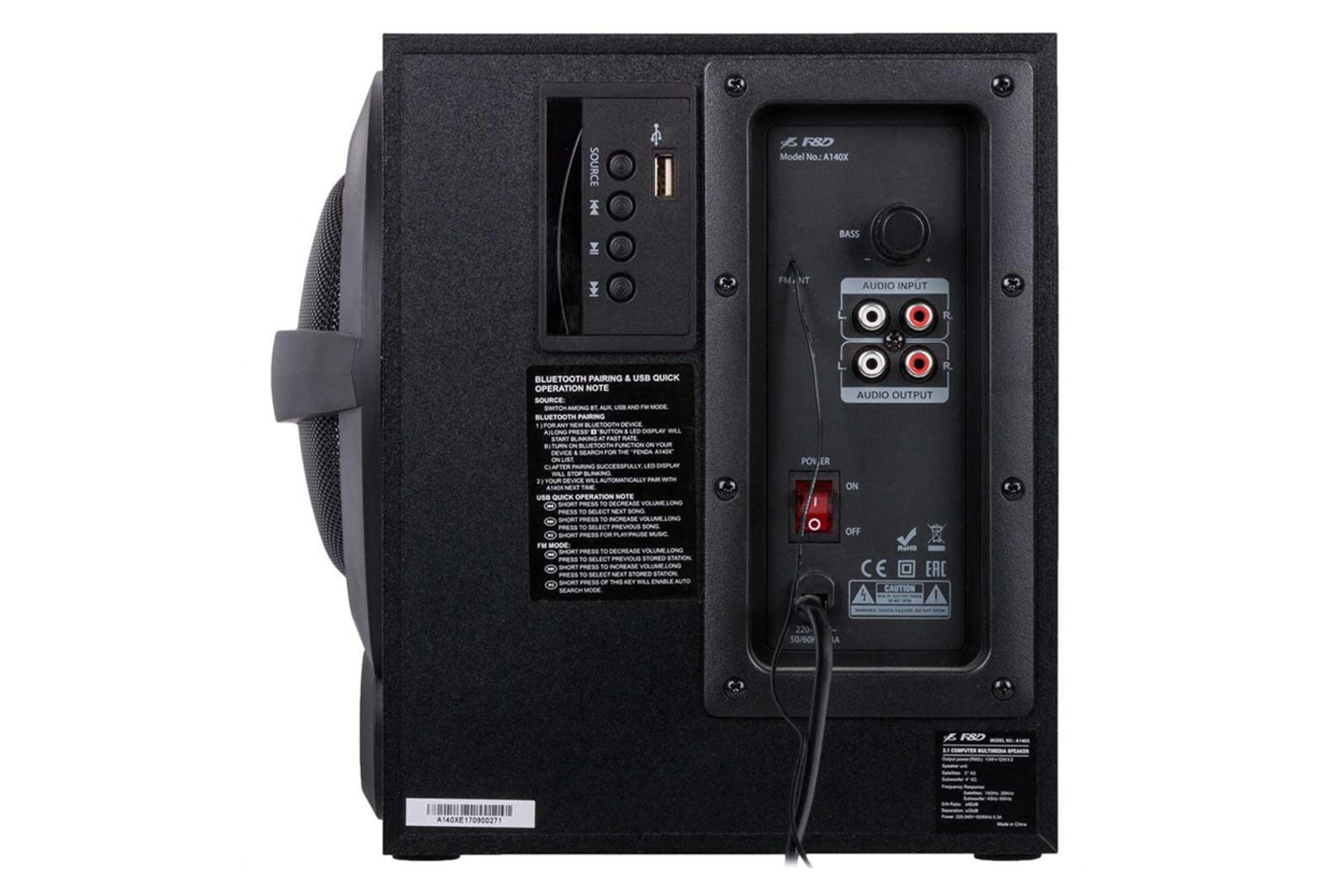 کانکتور اسپیکر اف اند دی F&D A140X