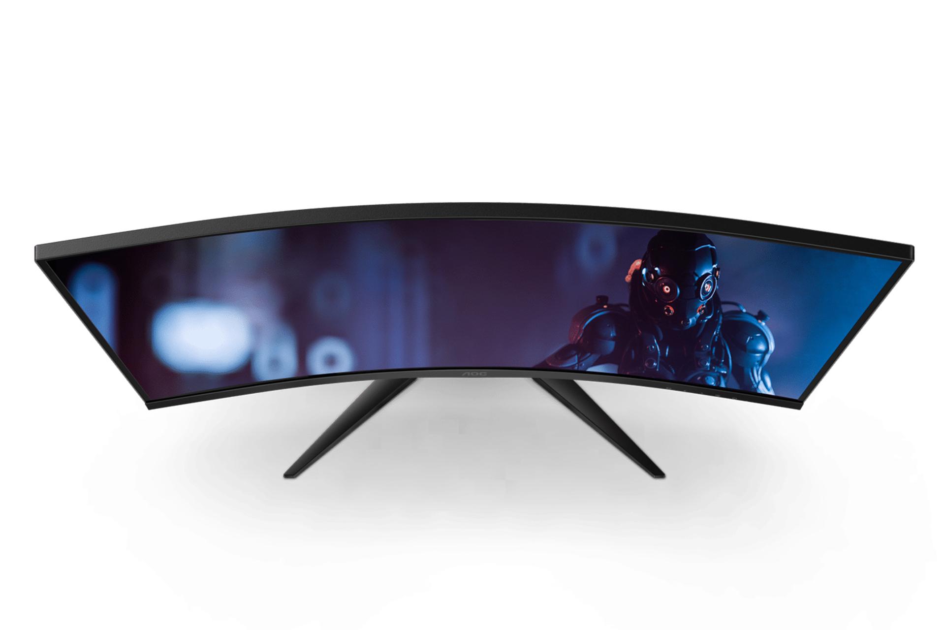 نمای بالا مانیتور ای او سی C32G2e