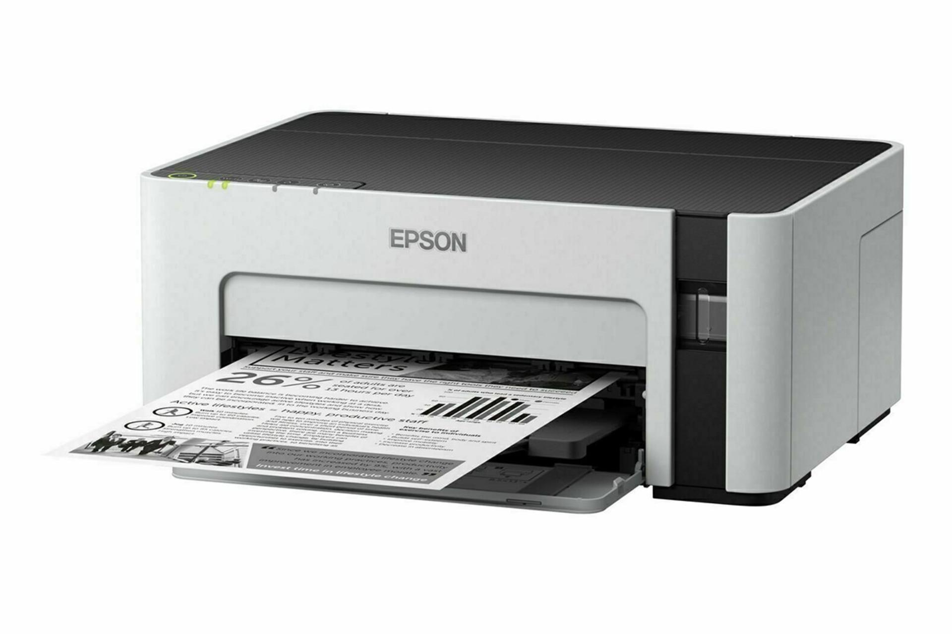 پرینتر اپسون Epson EcoTank M1100 نمای جلو