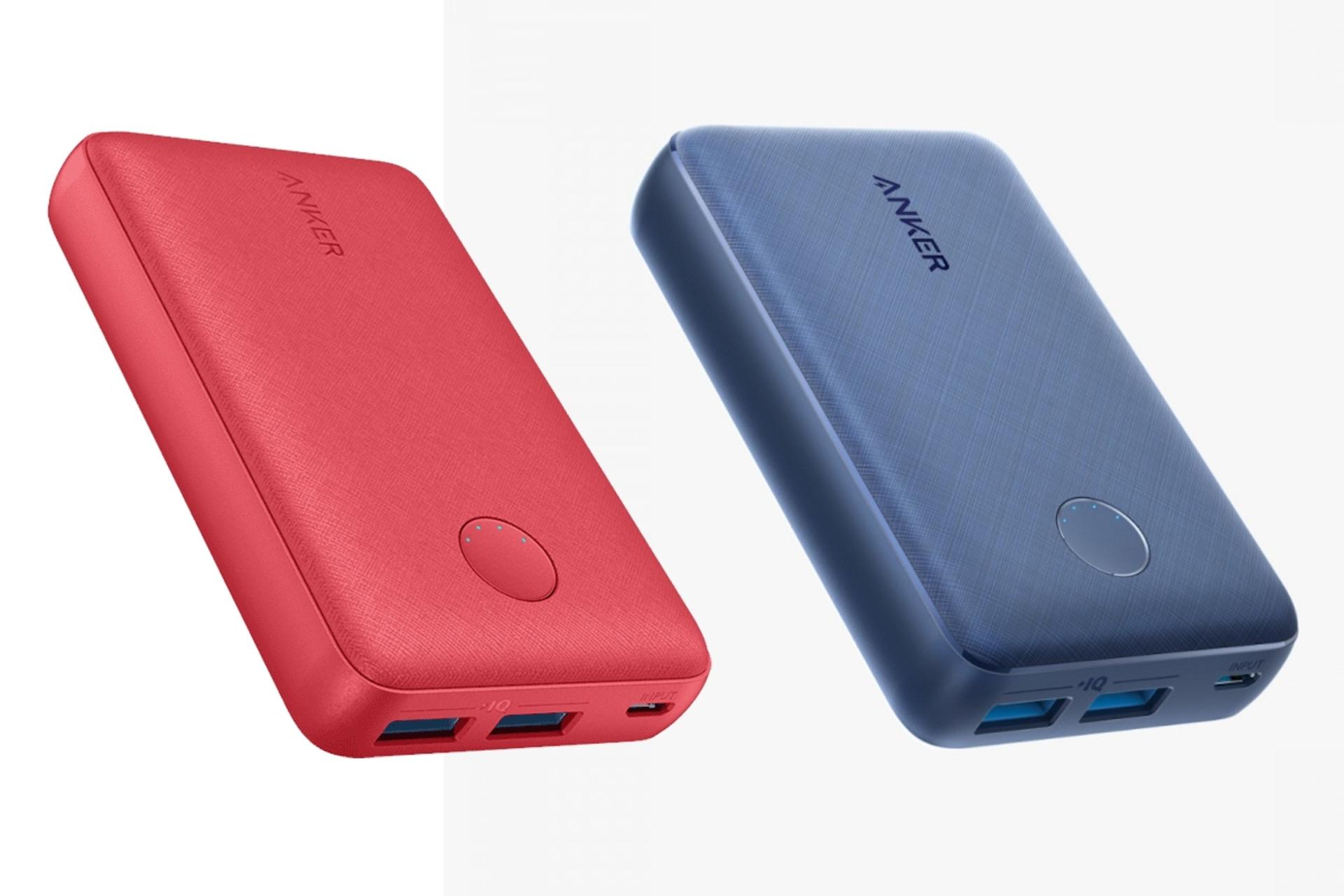 پاور بانک انکر PowerCore Select 10000 با ظرفیت 10000 میلی‌آمپر ساعت Anker PowerCore Select 10000 A