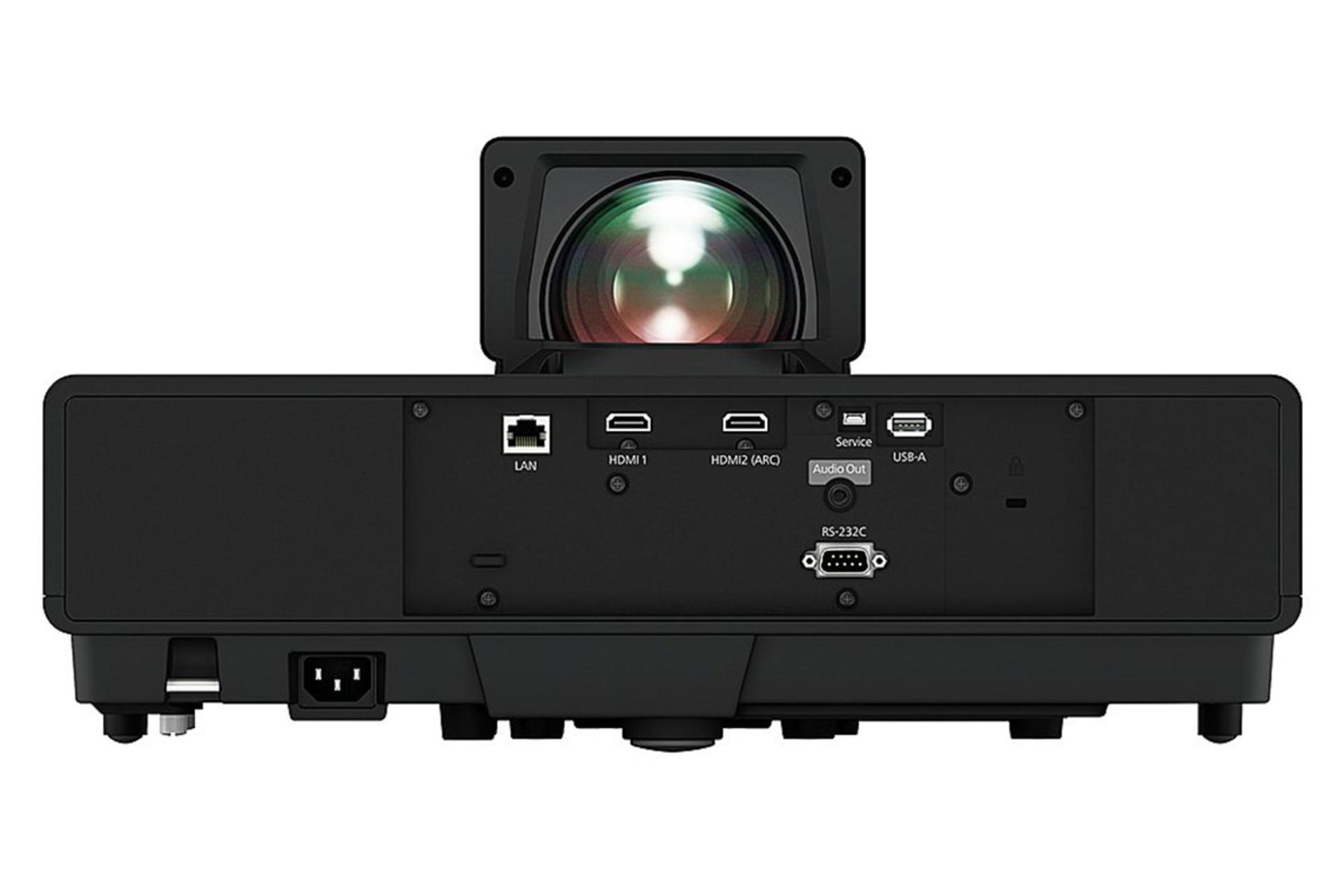 ویدیو پروژکتور اپسون Epson EpiqVision Ultra LS500 نمای درگاه ها