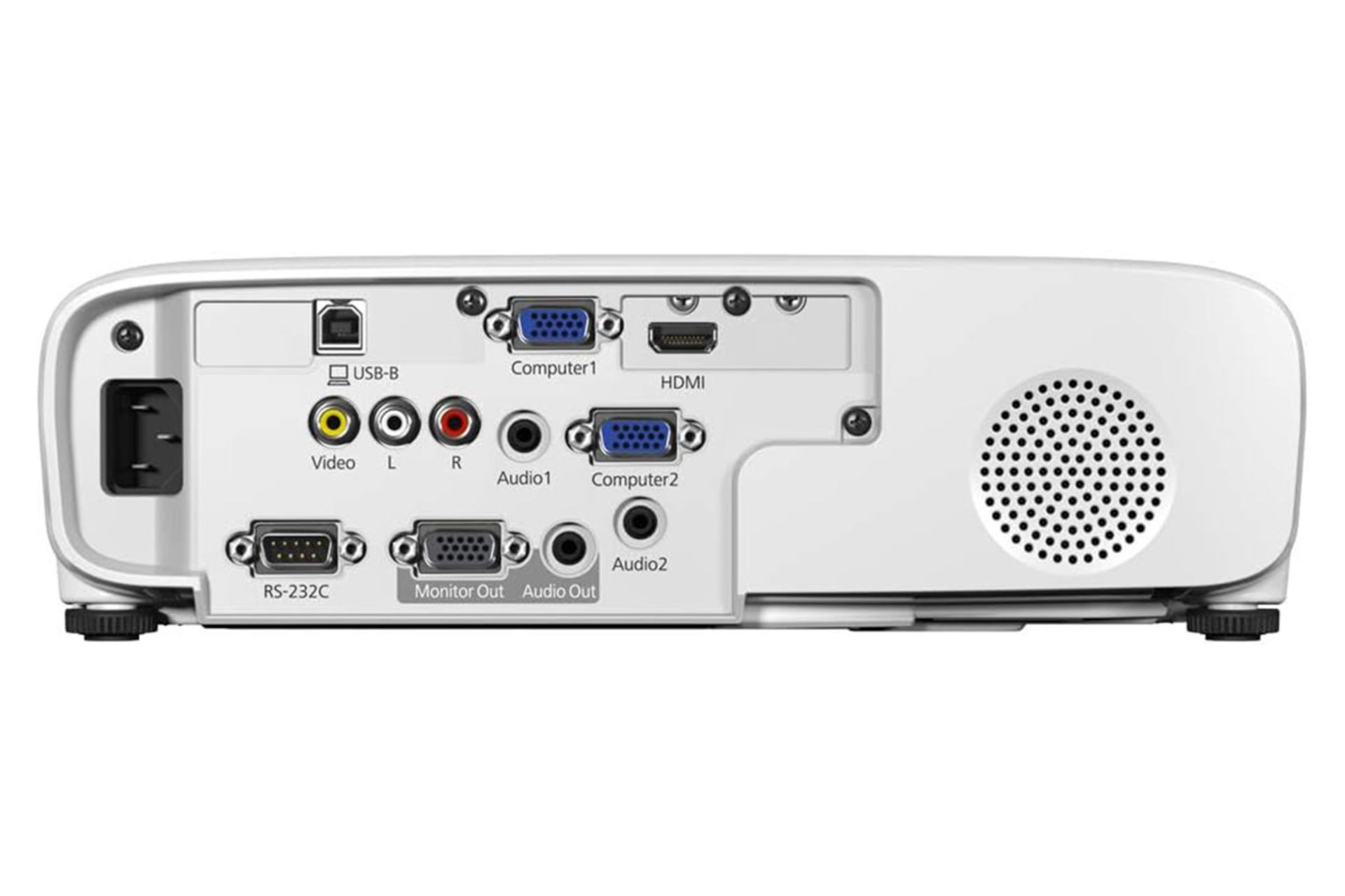 ویدیو پروژکتور اپسون Epson EB-E20	نمای درگاه ها