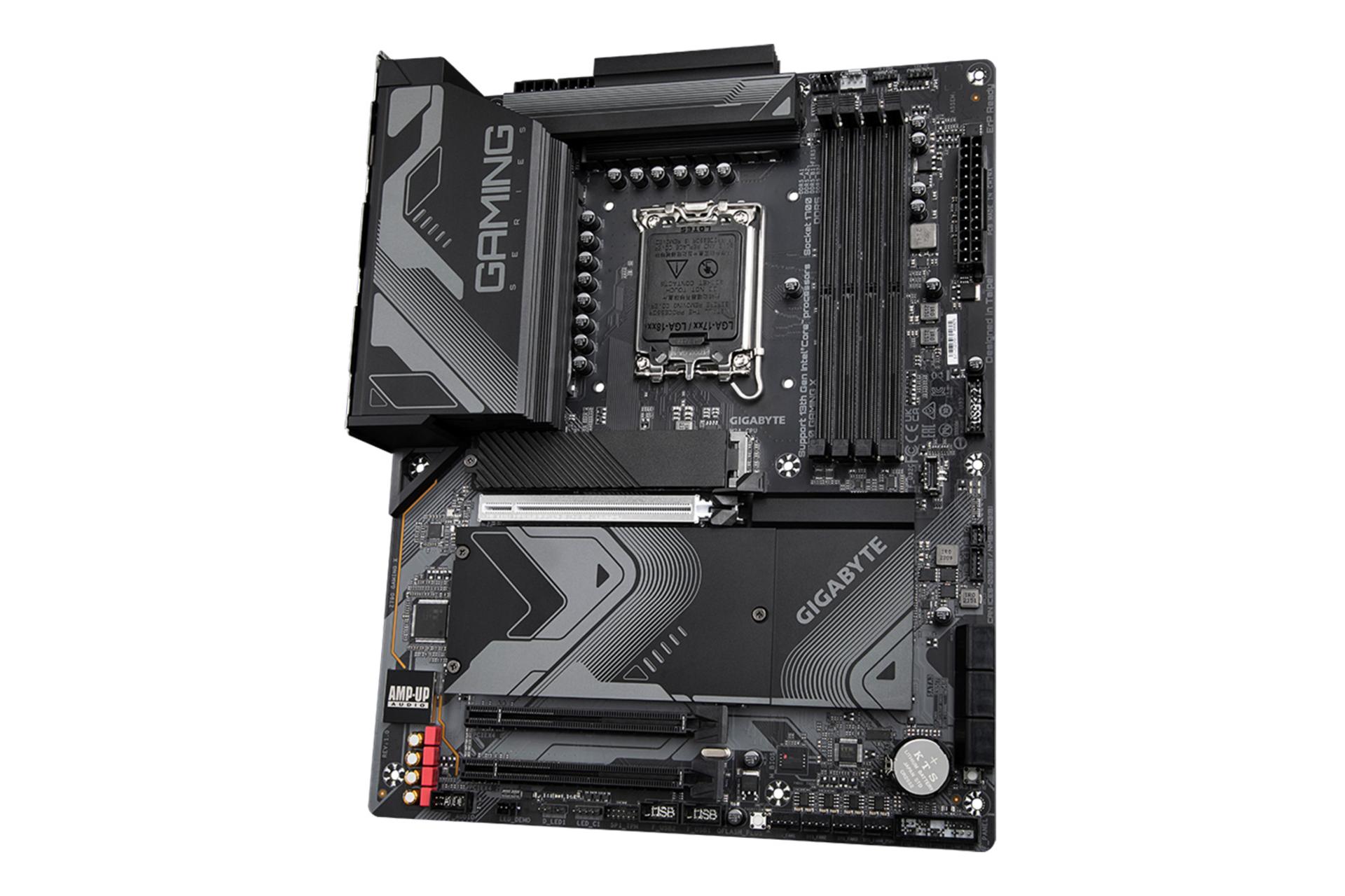 نمای کناری مادربرد گیگابایت GIGABYTE Z790 GAMING X (rev. 1.0)