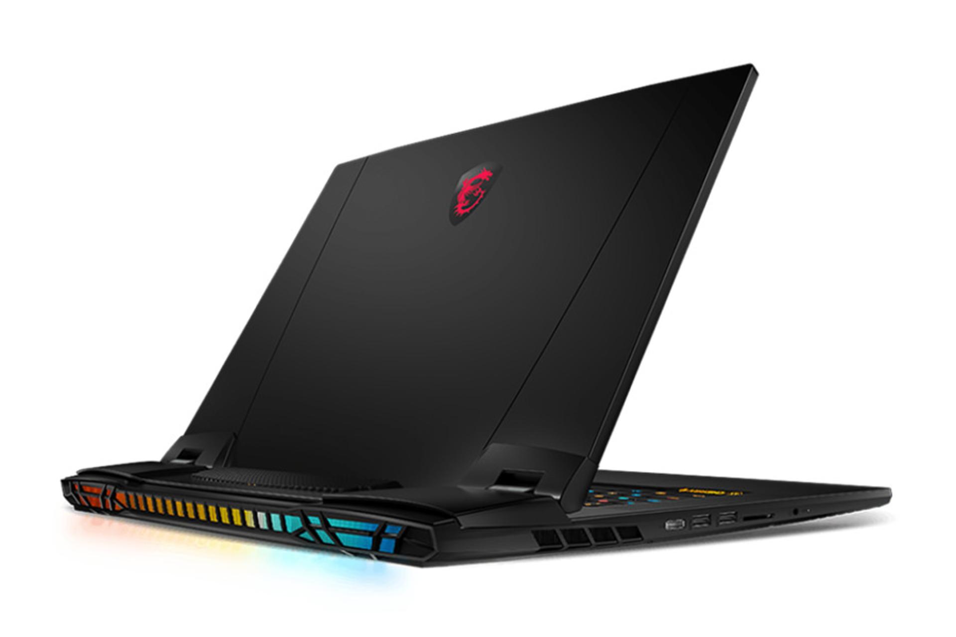 لپ تاپ ام اس آی MSI Titan GT77 12UGS نمای پشت