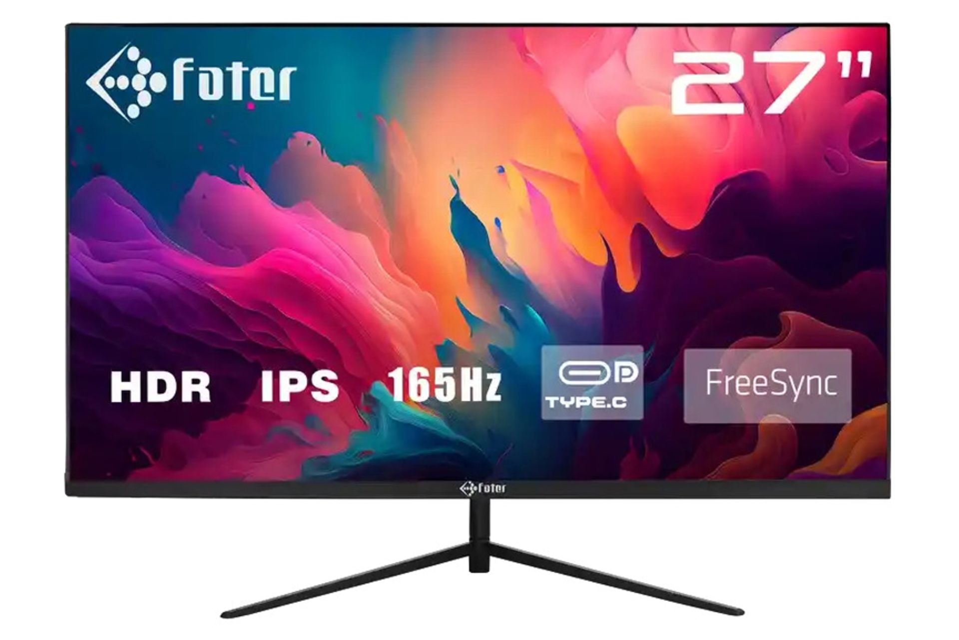 مانیتور فاطر 27 اینچ مدل F27-165B1 نمای جلو